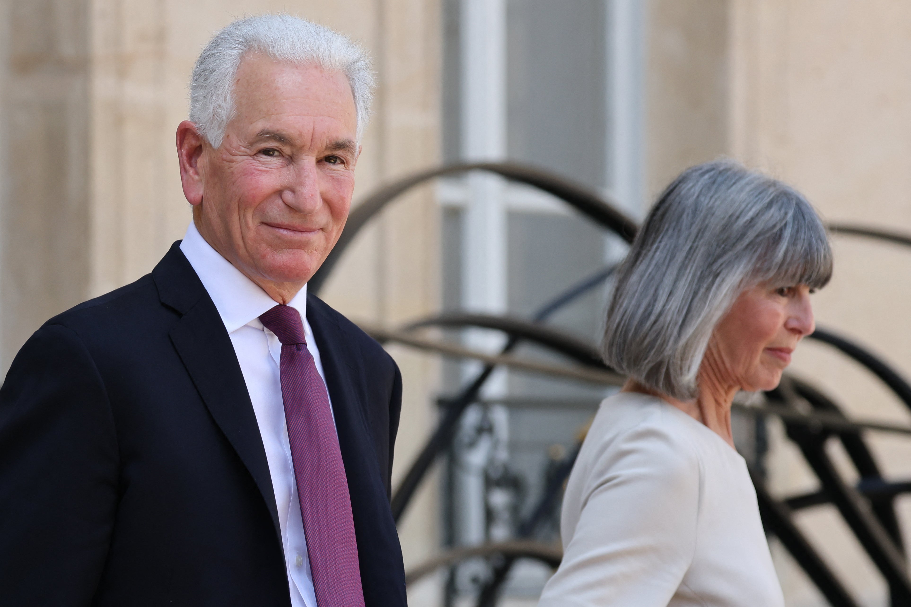 Kushner, pictured with his wife Seryl Kushner in Paris, is now serving as the U.S. ambassador to France