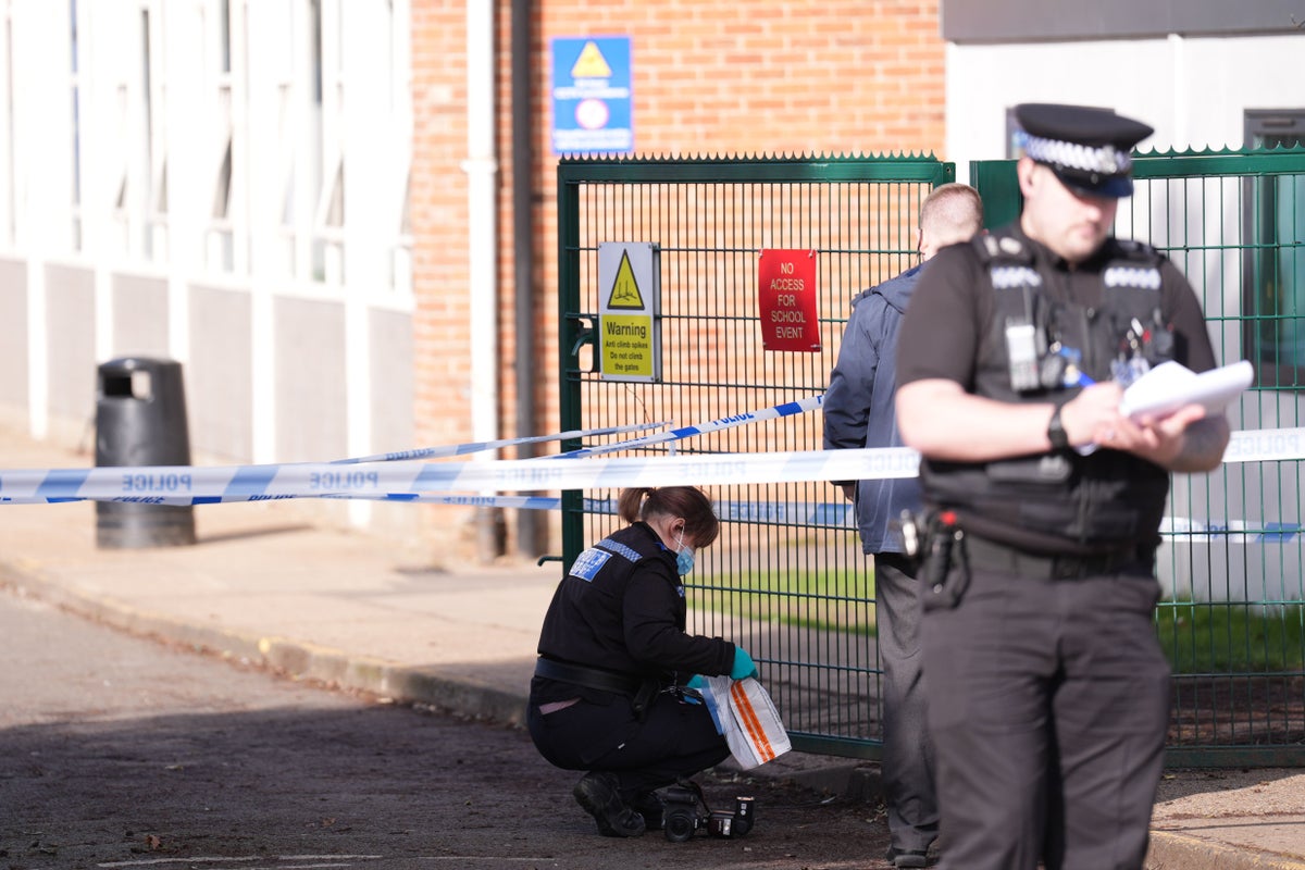 Schoolgirl walked into classroom and told teacher ‘Sir, I’ve been stabbed’ after attack, court hears
