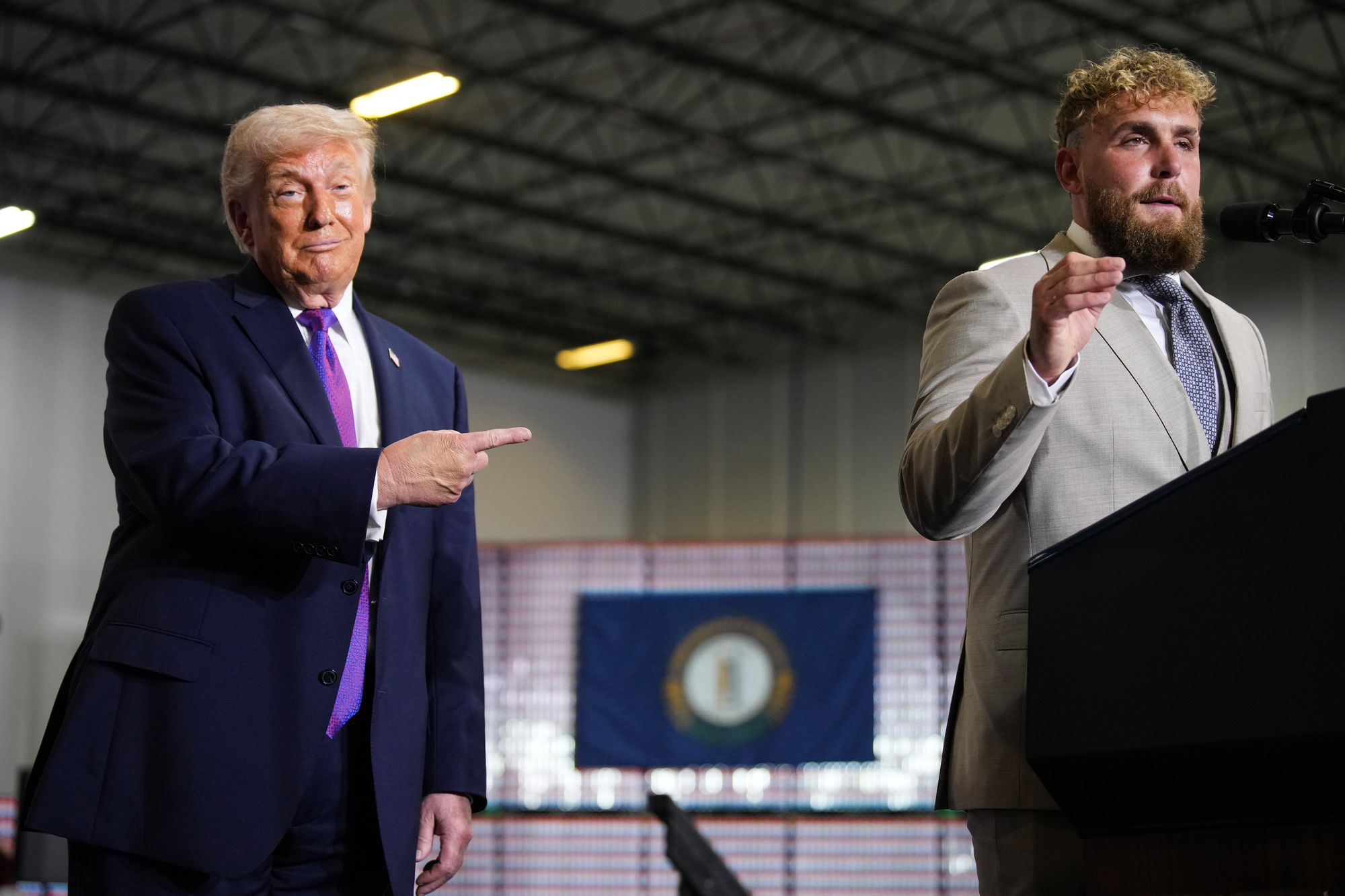 Trump said boxer and social media influencer Jake Paul had his ‘complete and total endorsement,’ even though the 29-year-old is not currently running for office