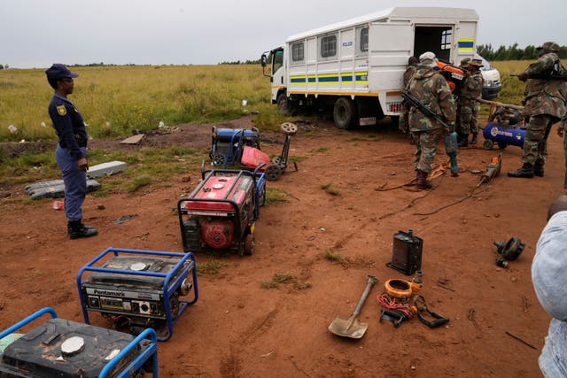 SUDAFRICA DESPLIEGUE MILITAR