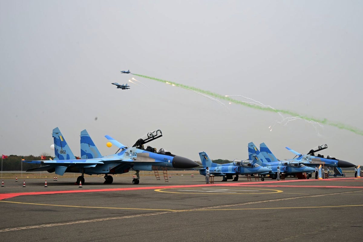 Myanmar's military boosts air power as it recaptures a key town