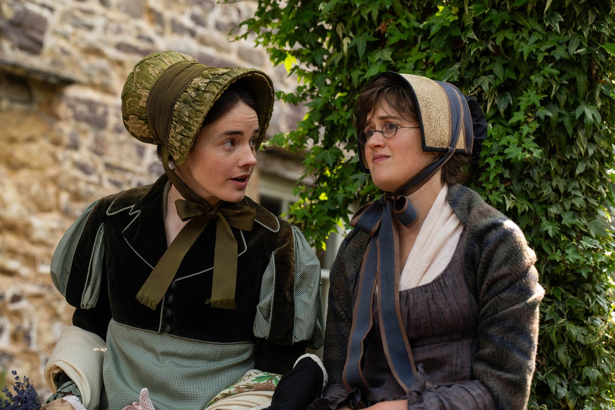 A scene from The Other Bennet Sister featuring the cast