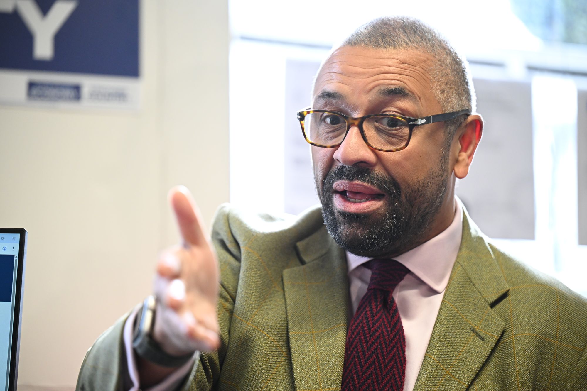 Sir James Cleverly has said Starmer is ‘undecided’ and ‘dithering’