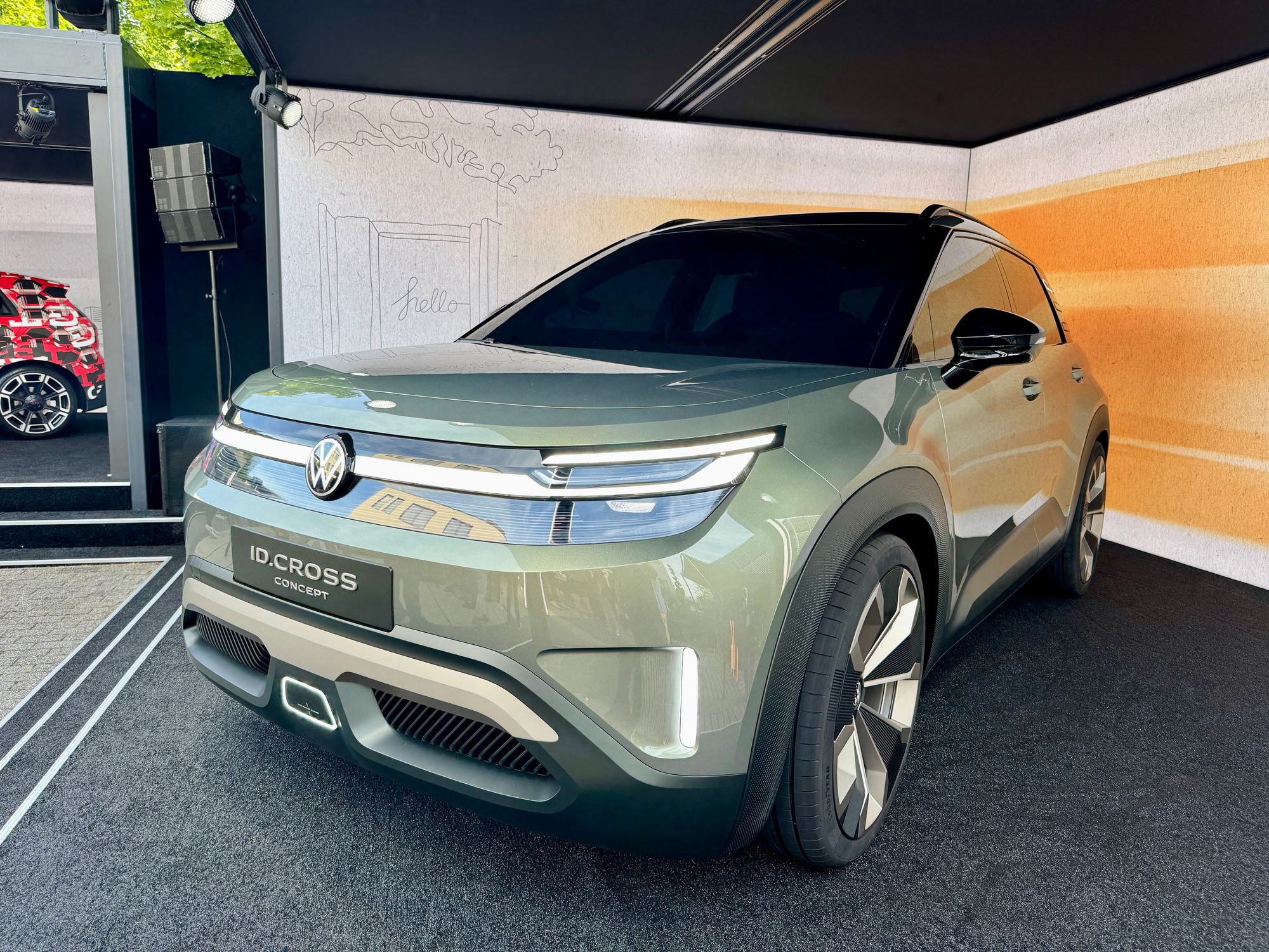 The Volkswagen ID. Cross Concept was revealed at last year's Munich Motor Show and gives a strong clue to what the production car will look like without the camouflage.