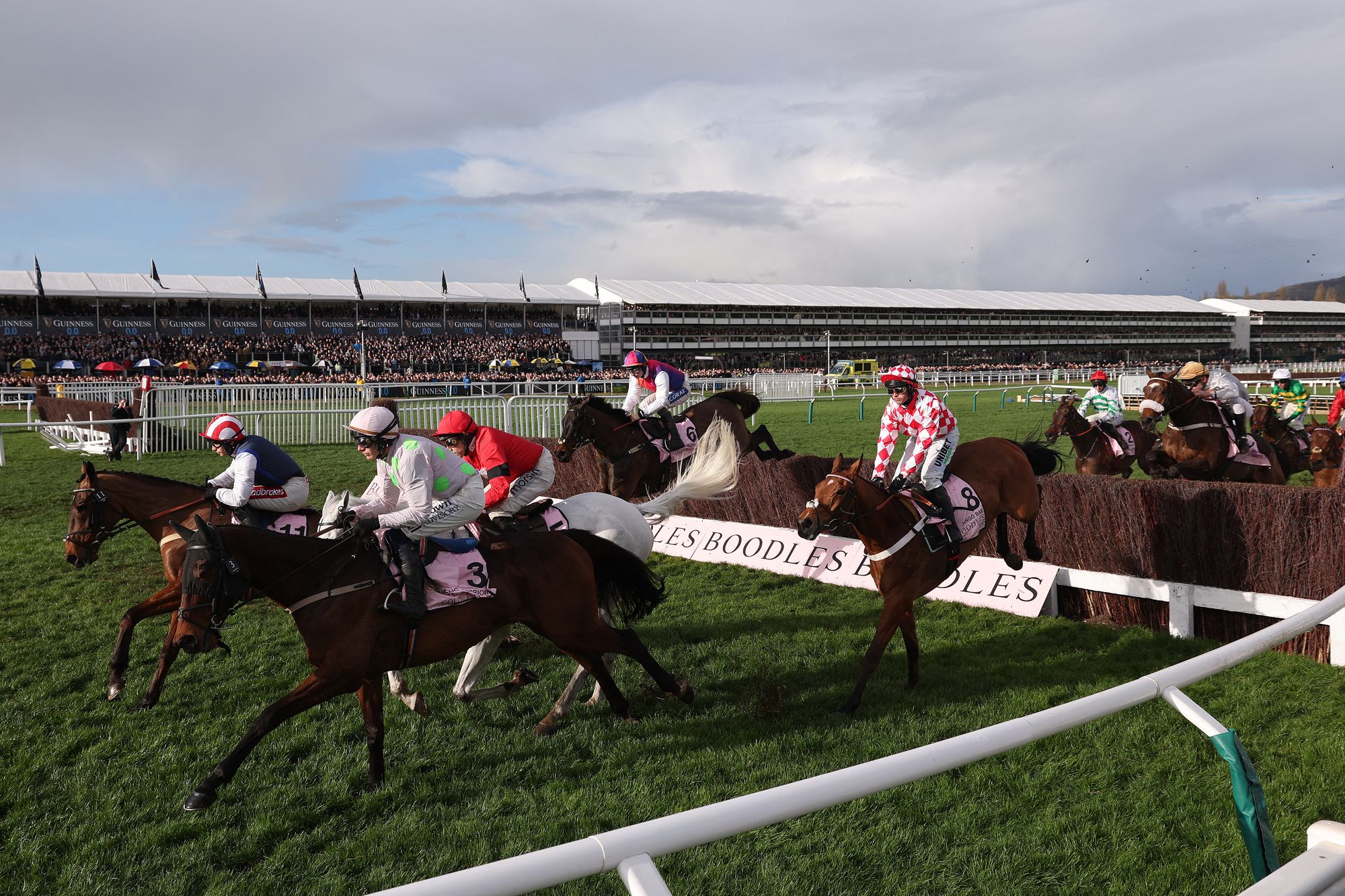 Townend held Gaelic Warrior on the rail before making his move
