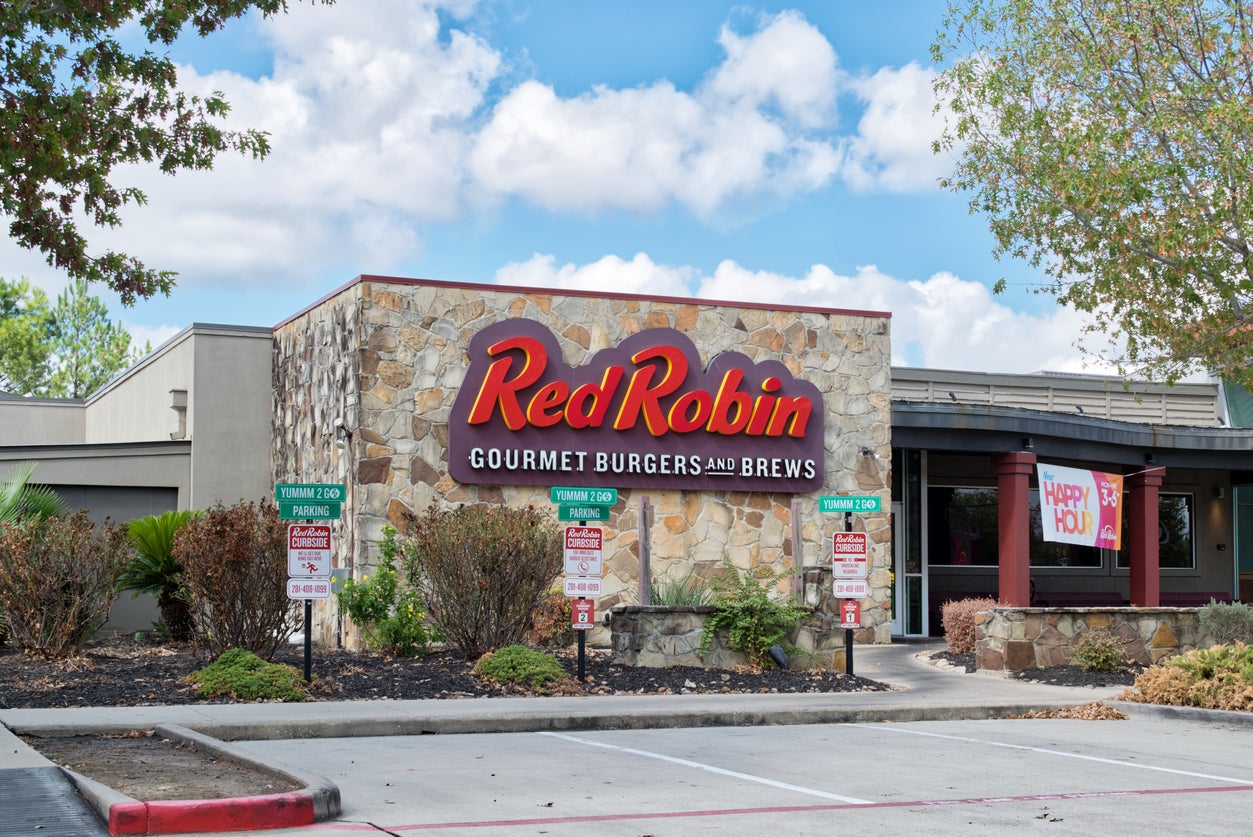 Red Robin has $5 beers and $8 margaritas Tuesday