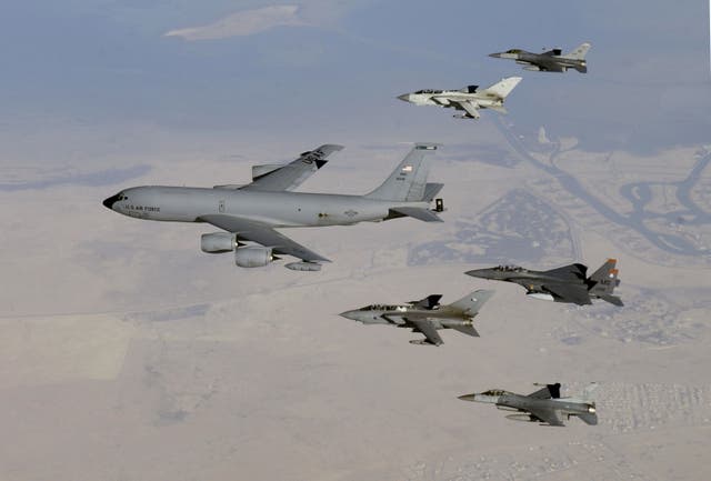 All six crew members killed after military refueling plane crashes in ...