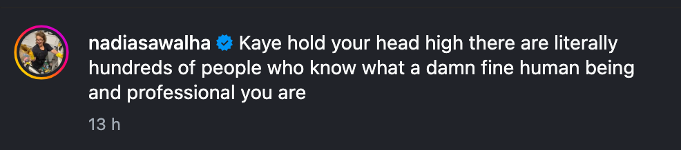 Nadia Sawalha shared support for 'Loose Women' co-star