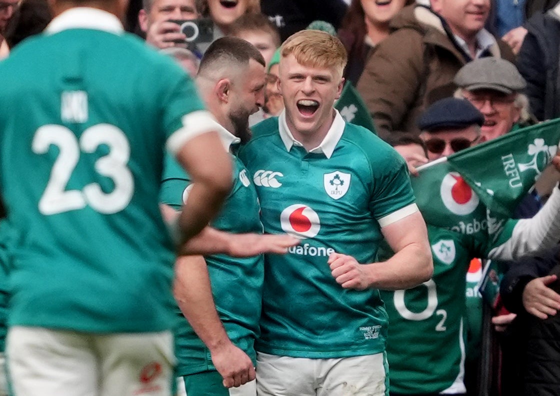 Tommy O’Brien’s late double meant Irish eyes will turn to Paris hoping for a favour from England