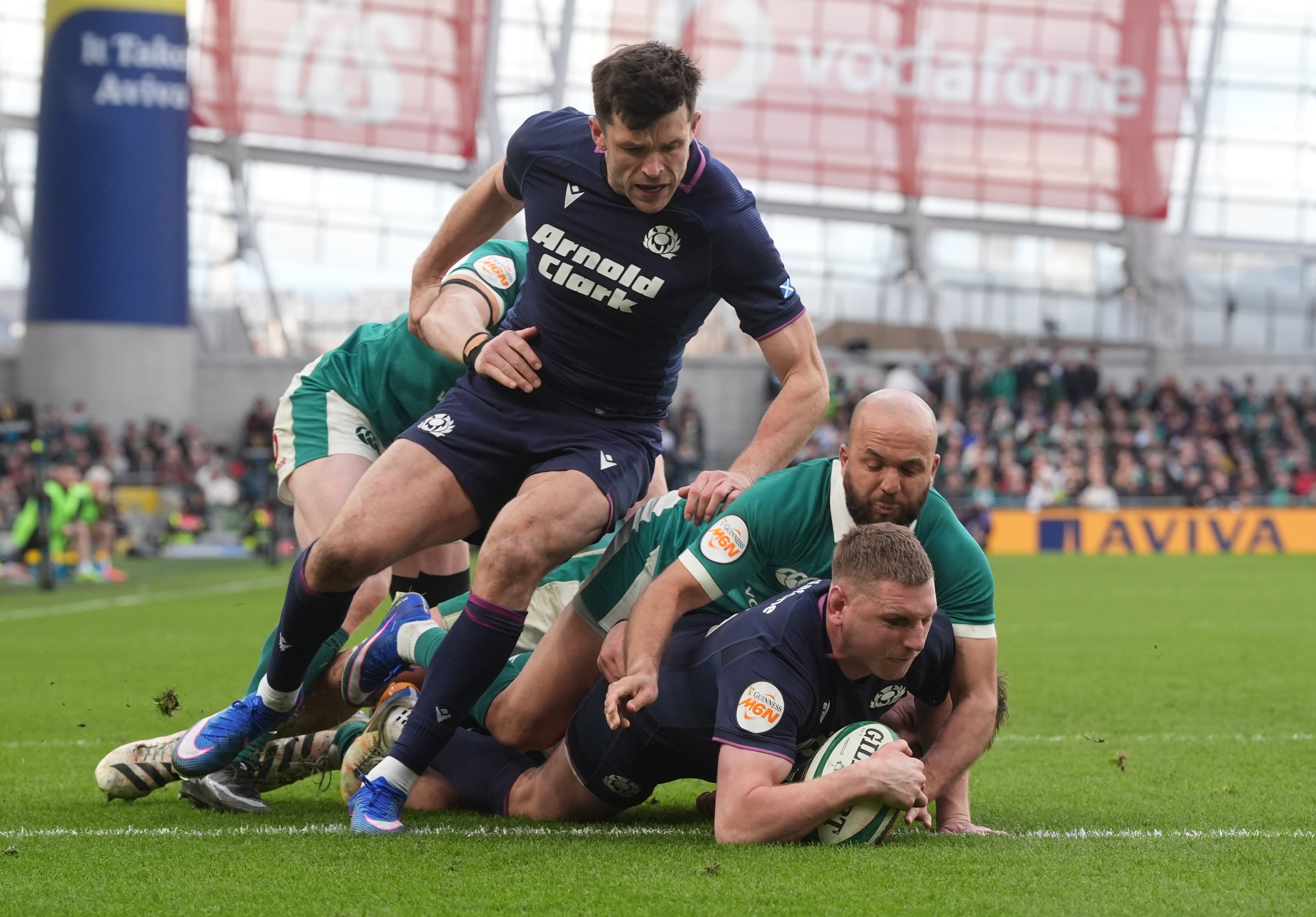 Finn Russell helped Scotland hit back but it wasn’t enough