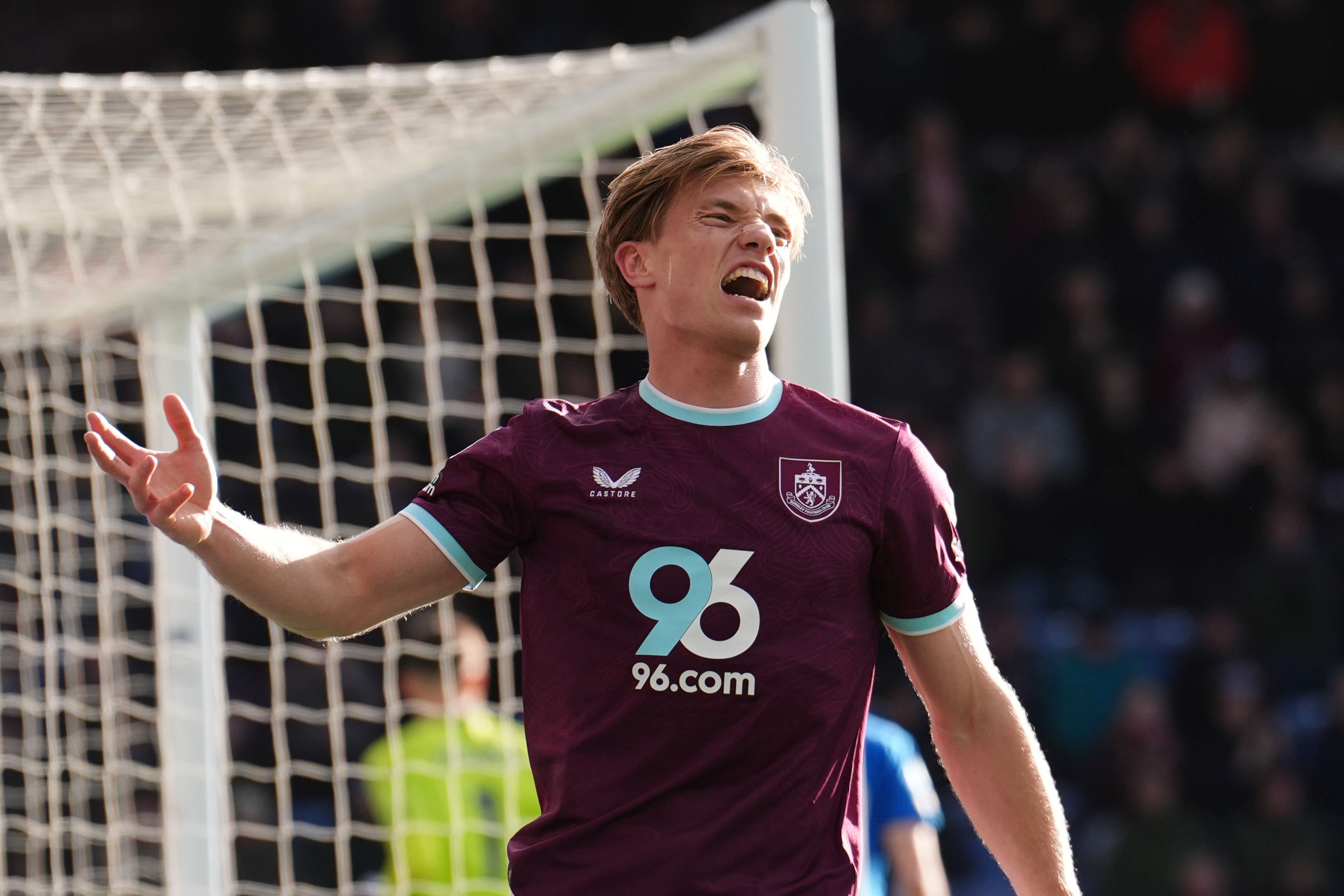 Burnley’s Zian Flemming endured frustration at Turf Moor