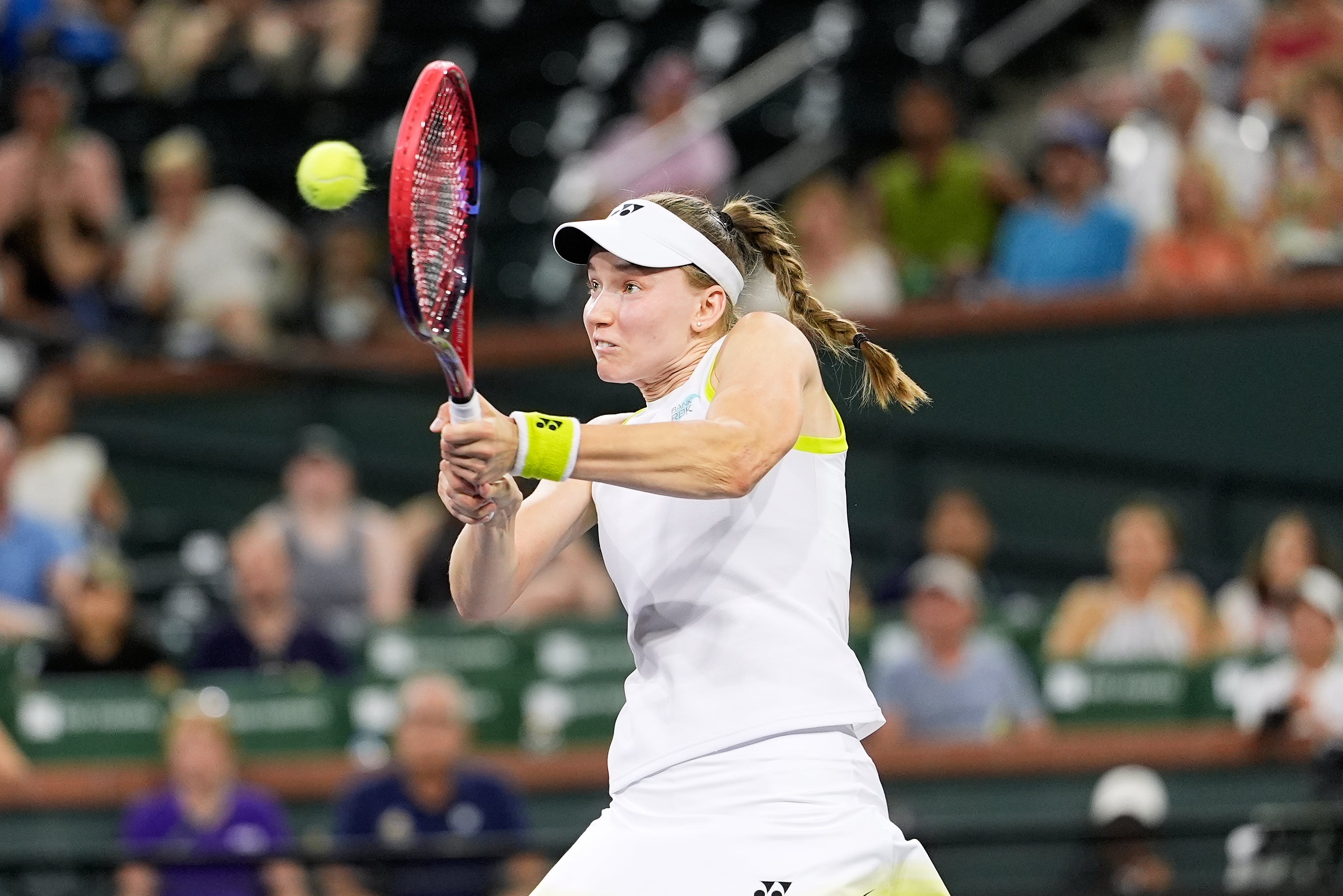 Elena Rybakina will look to continue her strong recent record against the world No 1