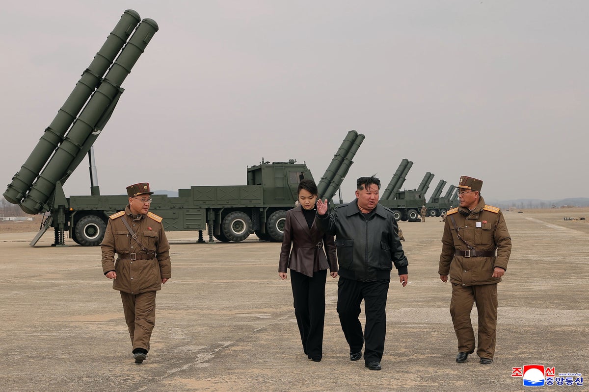 North Korean leader Kim observes test of rocket launch systems with his daughter – UK Times