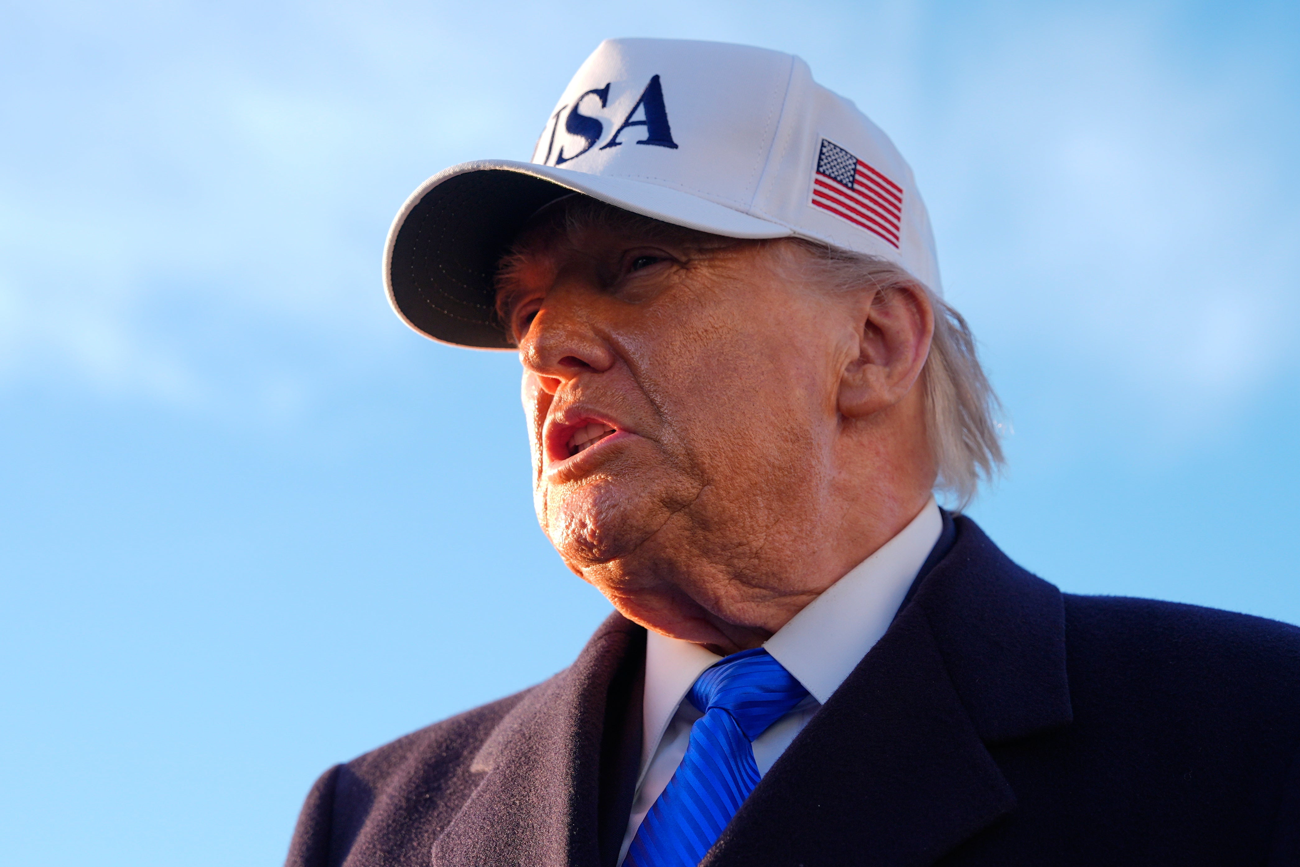 The Pope did not explicitly name Trump, the US or Israel (Mark Schiefelbein/AP photo)