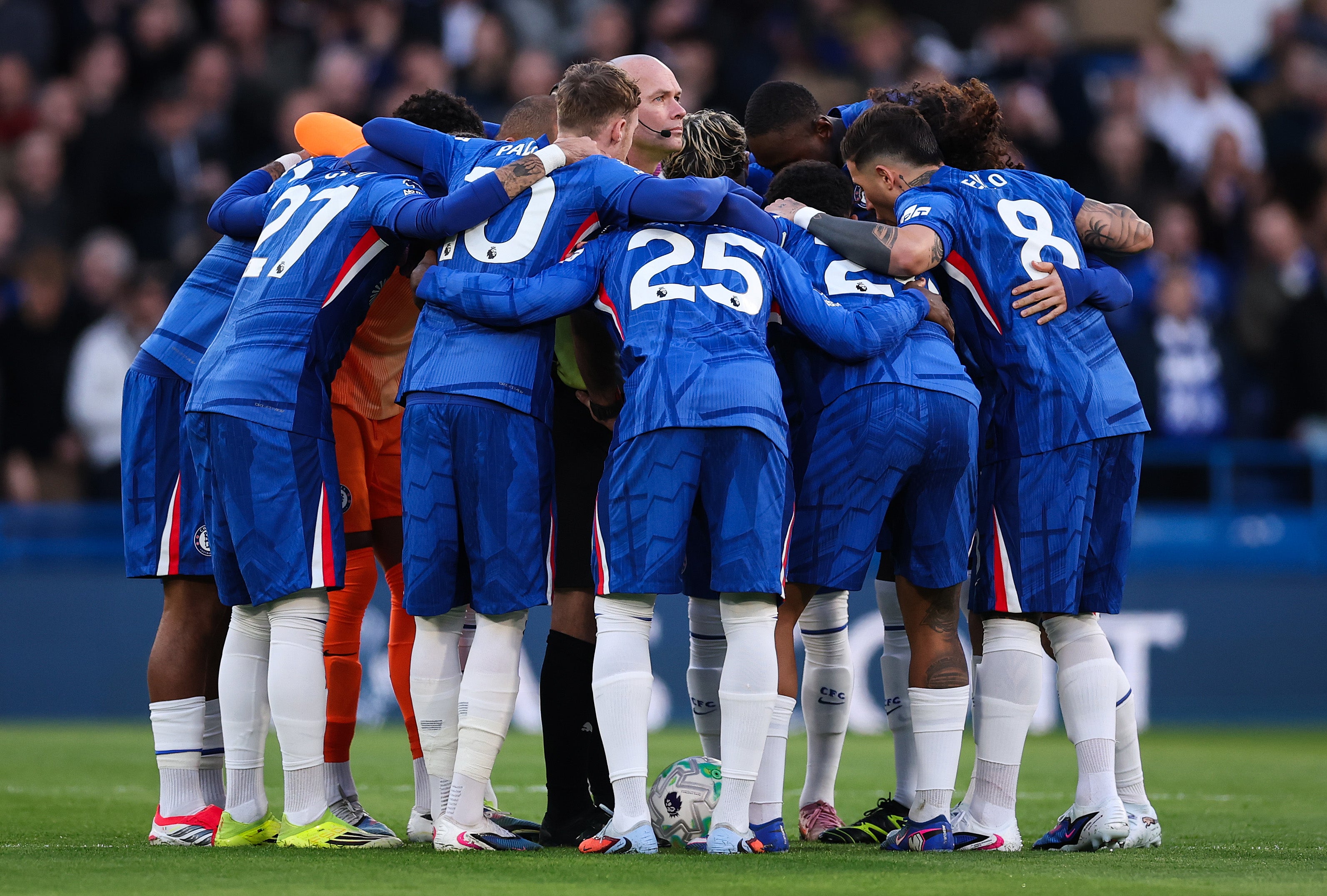 Rosenior said his players are yet to make a decision on whether to do their pre-match huddle
