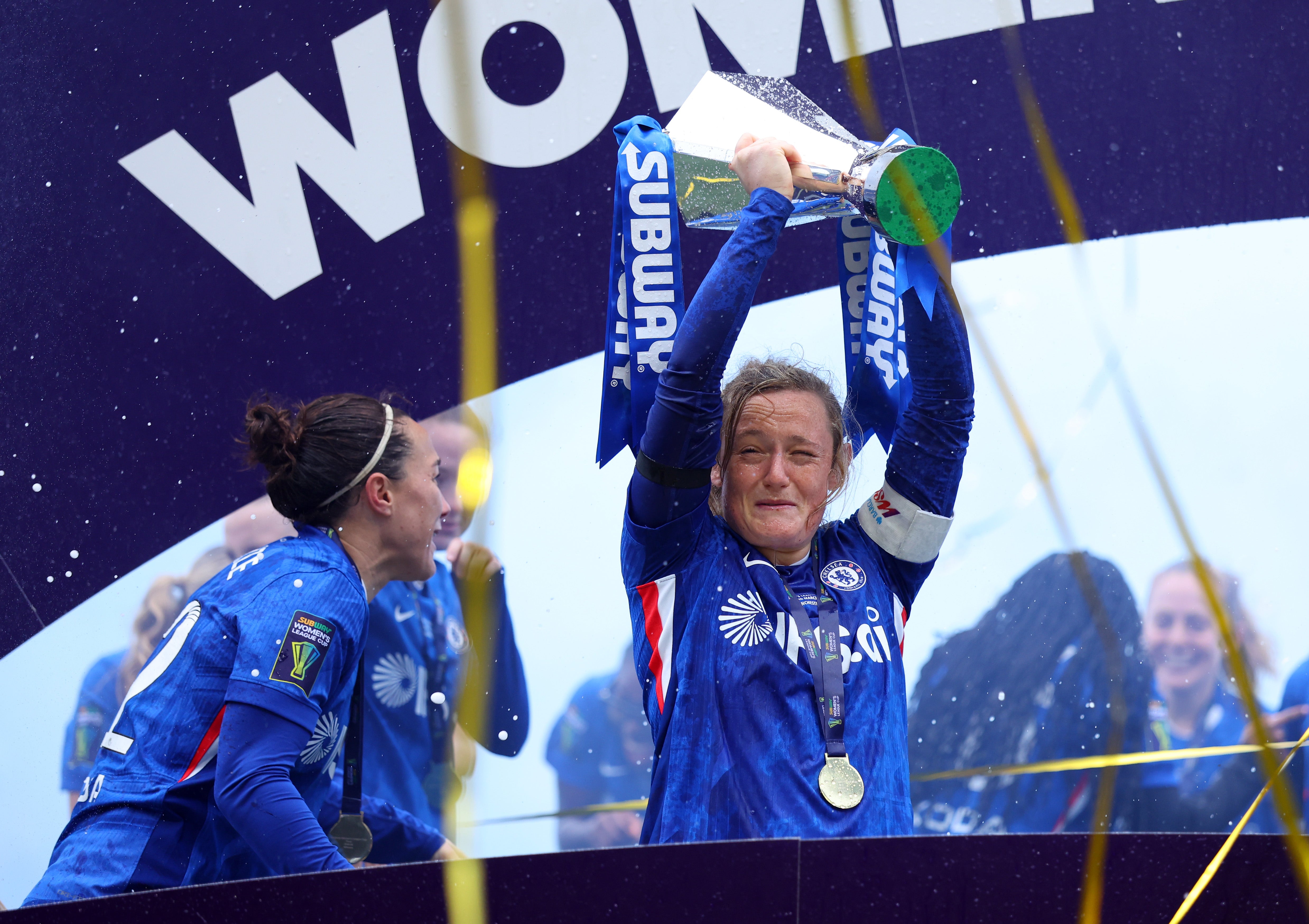 Chelsea retain Women’s League Cup as Lauren James and Aggie Beever ...