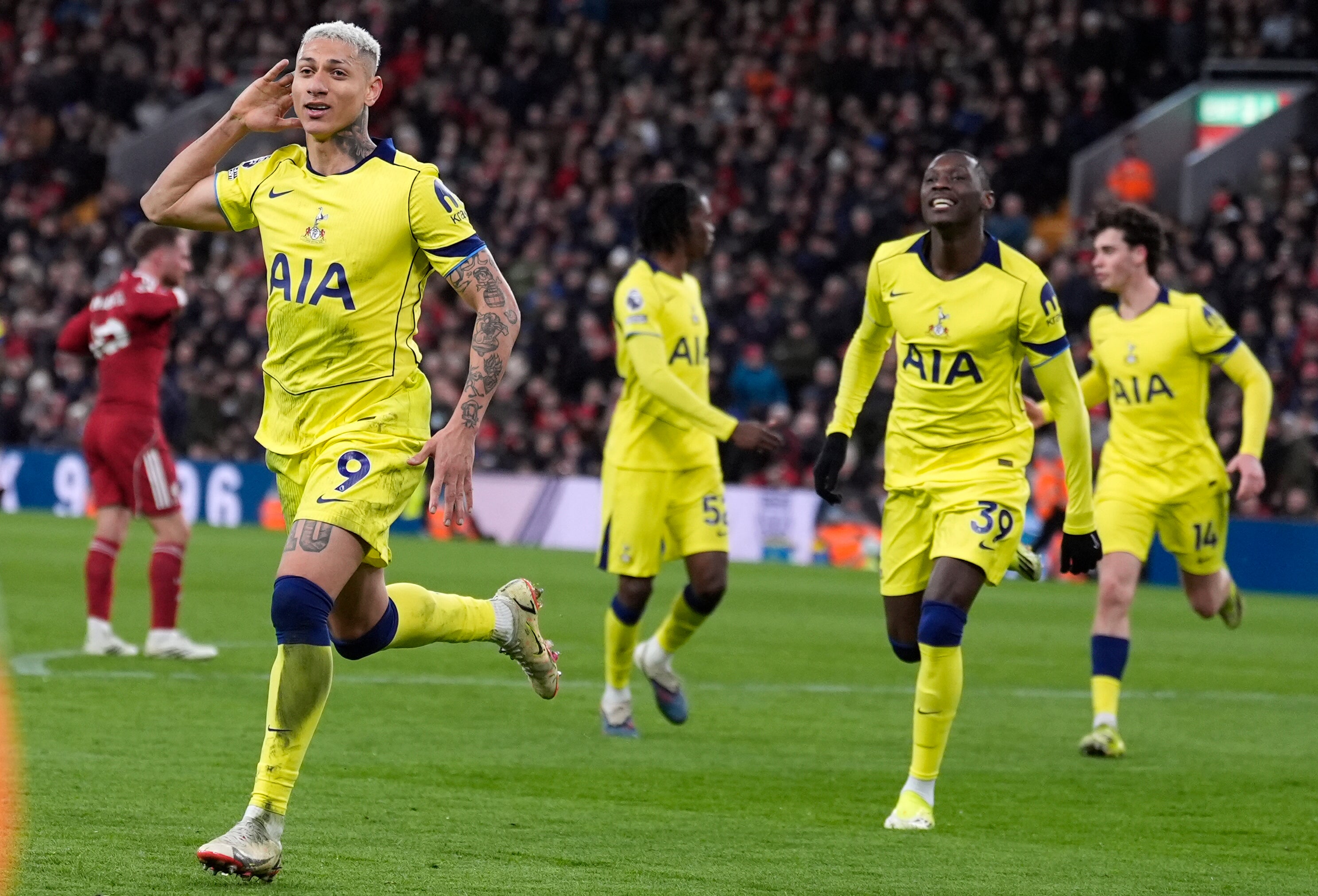 Richarlison netted a last-gasp equaliser for Spurs