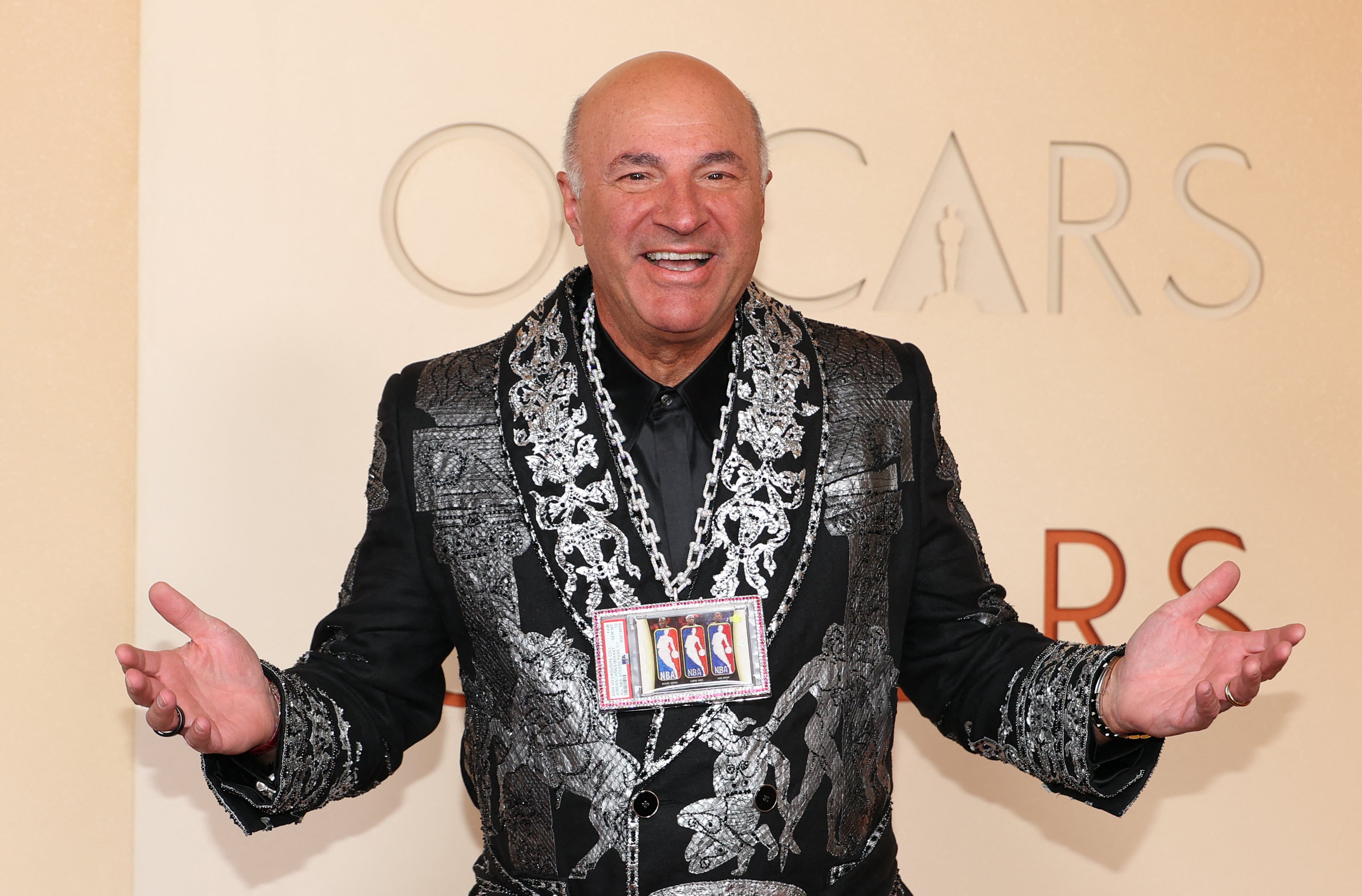 Kevin O’Leary on the Oscars red carpet