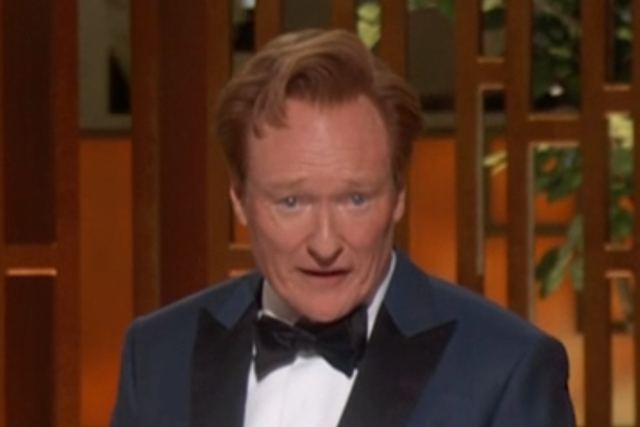 <p>Conan O'Brien bromeó sobre Epstein y Andrew Mountbatten-Windsor durante su monólogo de apertura de los Oscar</p>
