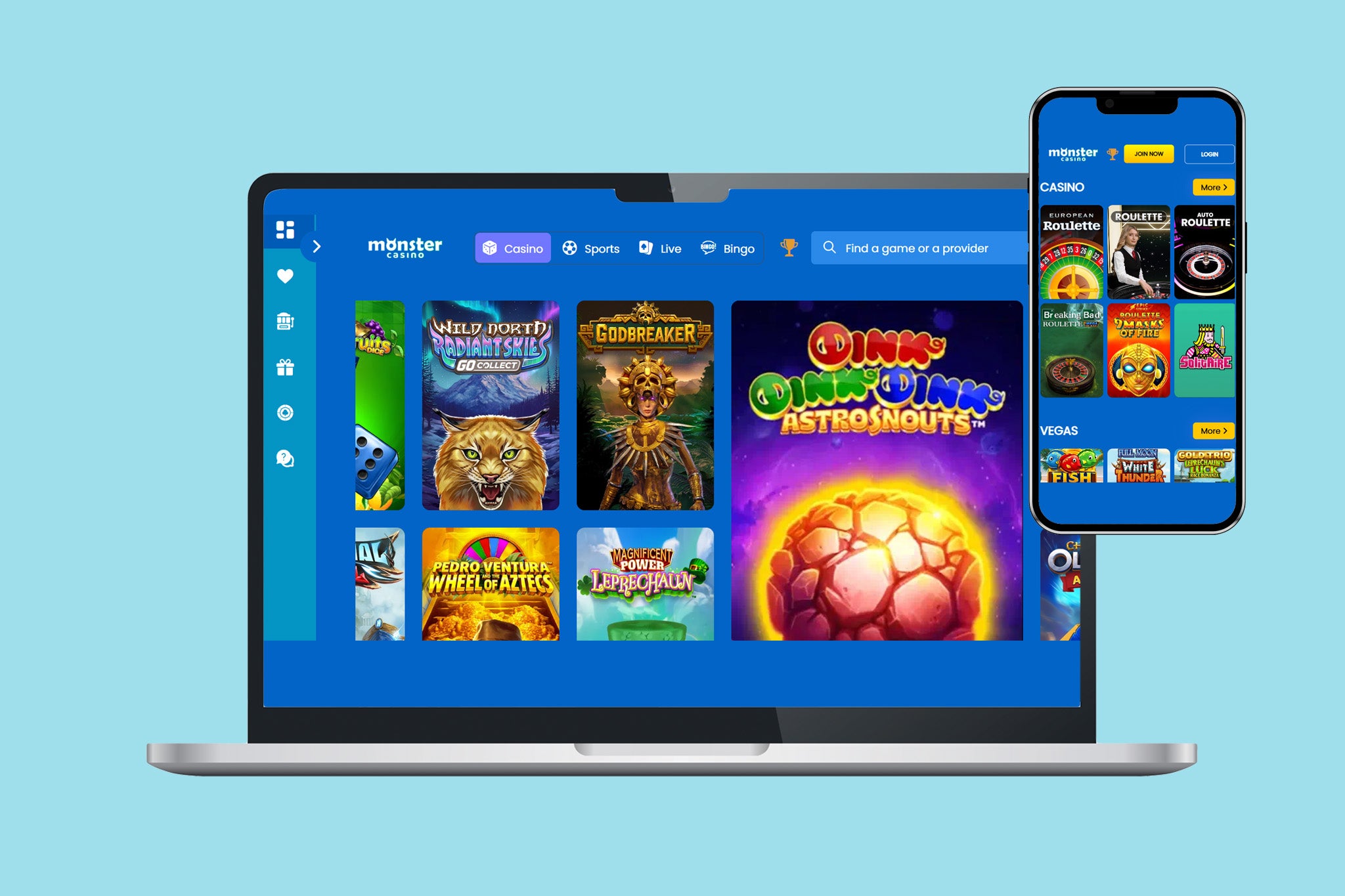 Monster is suitable for both advanced and beginner-level gamers