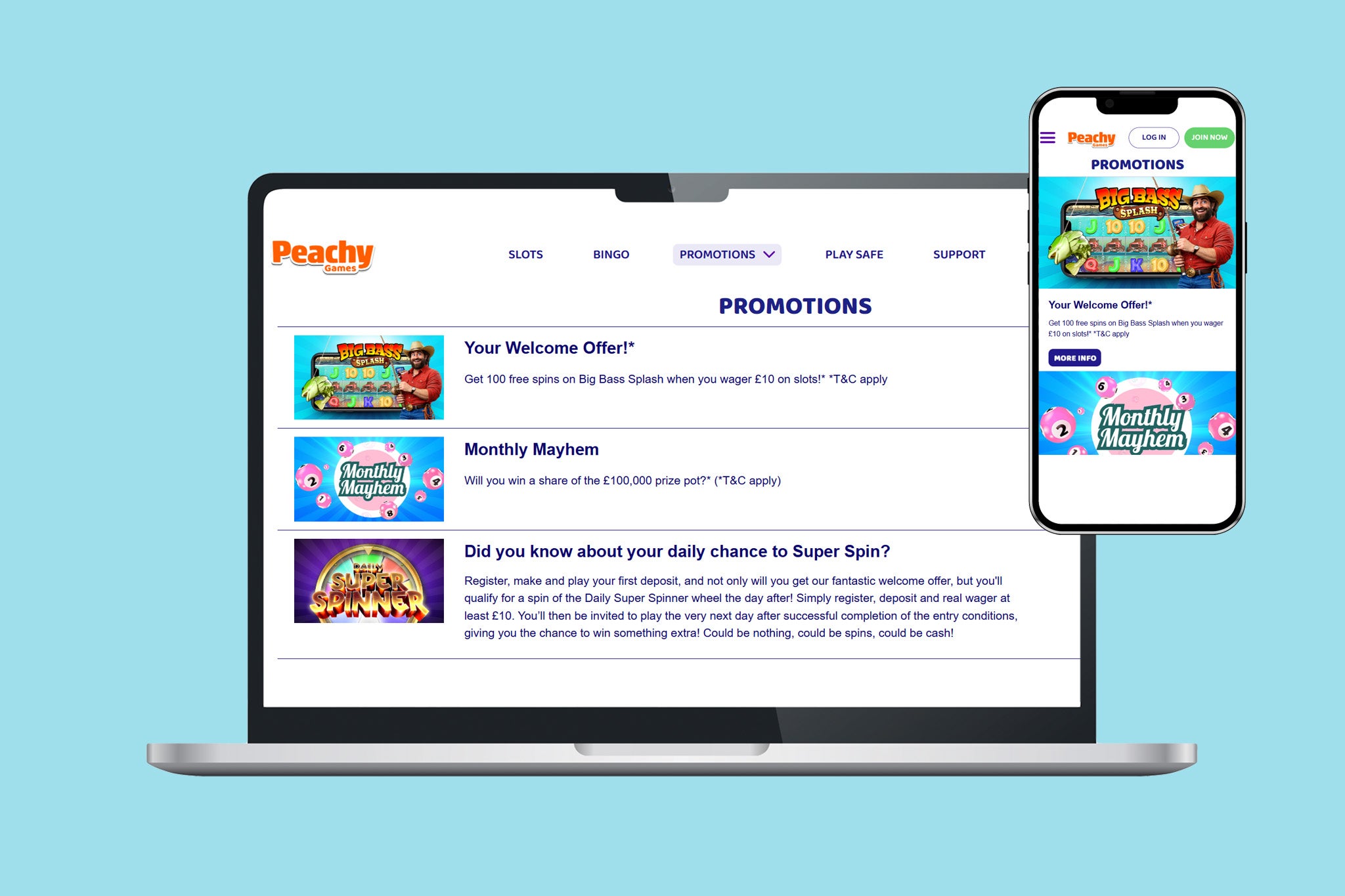 Peachy Games is an ideal platform for casino newbs