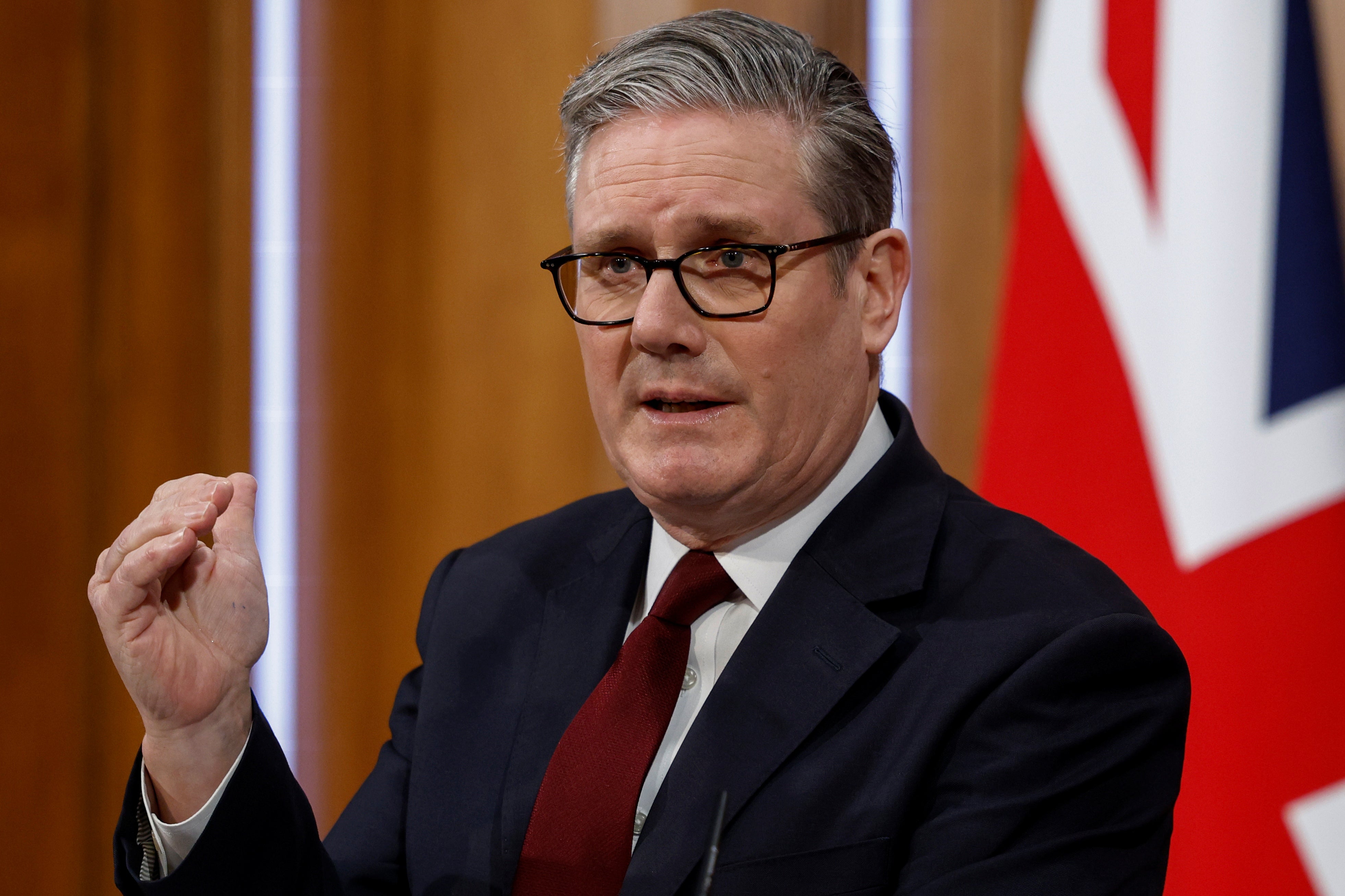 Prime minister Sir Keir Starmer set out his response to the crisis in a Downing Street press conference