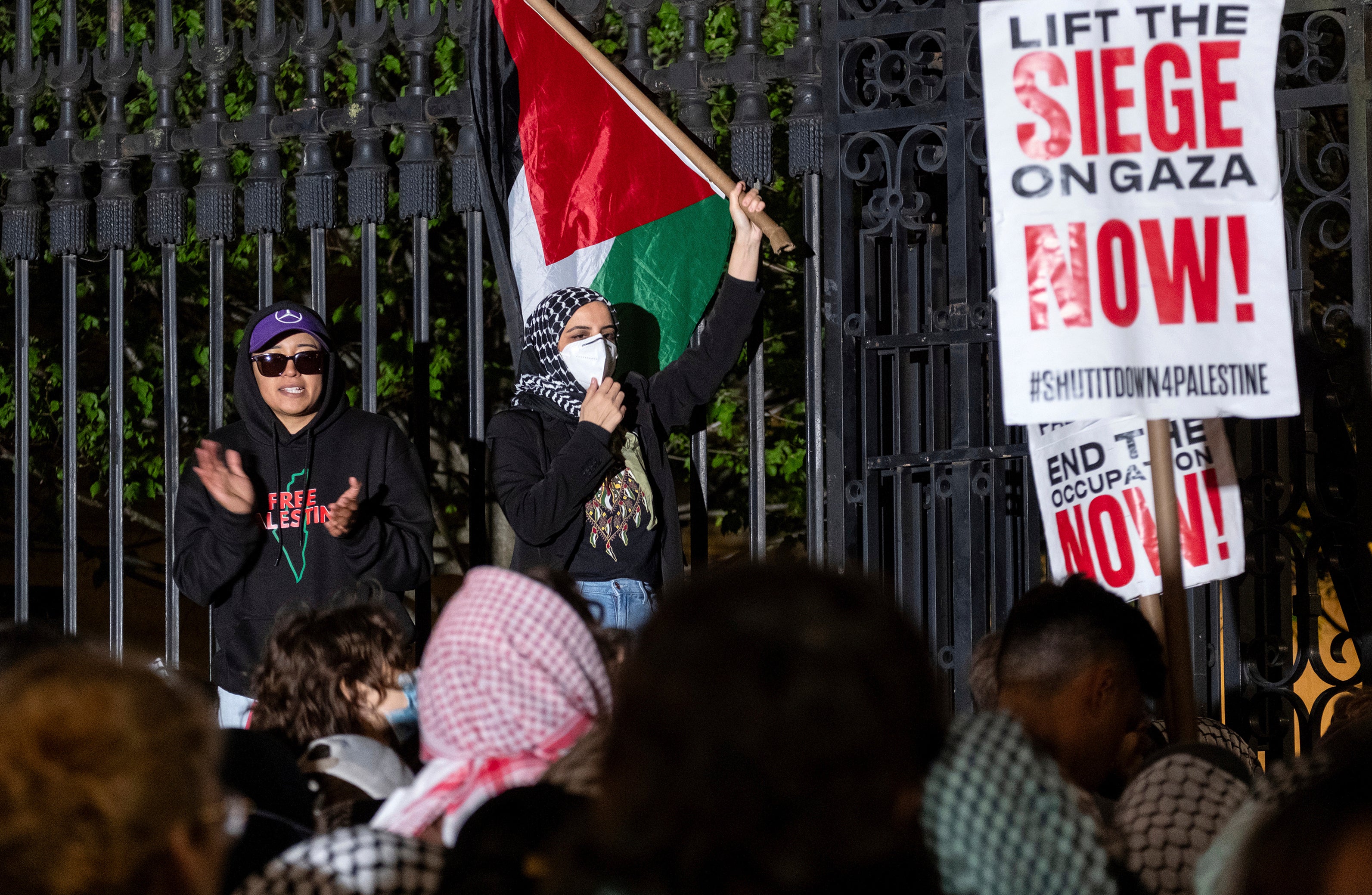 Kordia attends a demonstration against the war in Gaza in 2024 outside Columbia University, the same school where the Trump administration conducted the high-profile arrest of activist Mahmoud Khalil, a Palestinian legal permanent resident of the U.S.