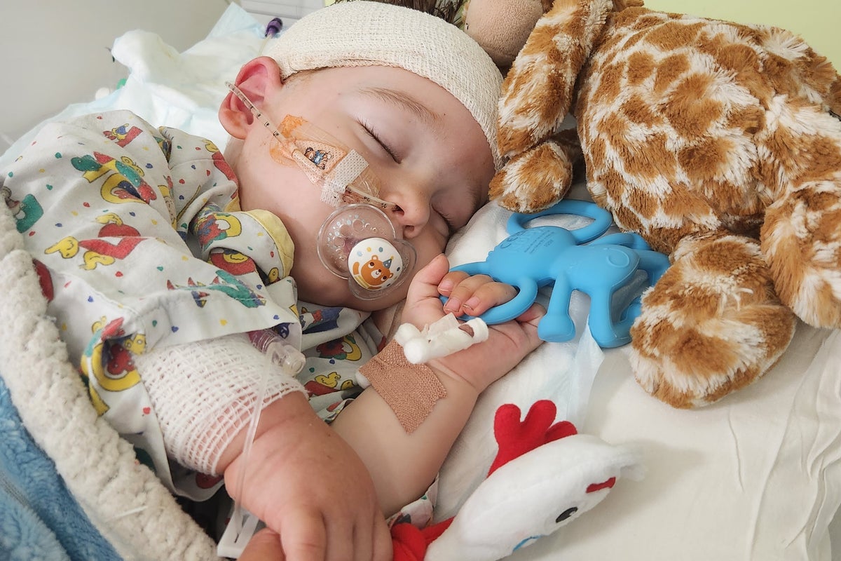 Toddler aged just 15 months, diagnosed with rare brain tumour after GP&rsquo;s chest infection &lsquo;misdiagnosis&rsquo;