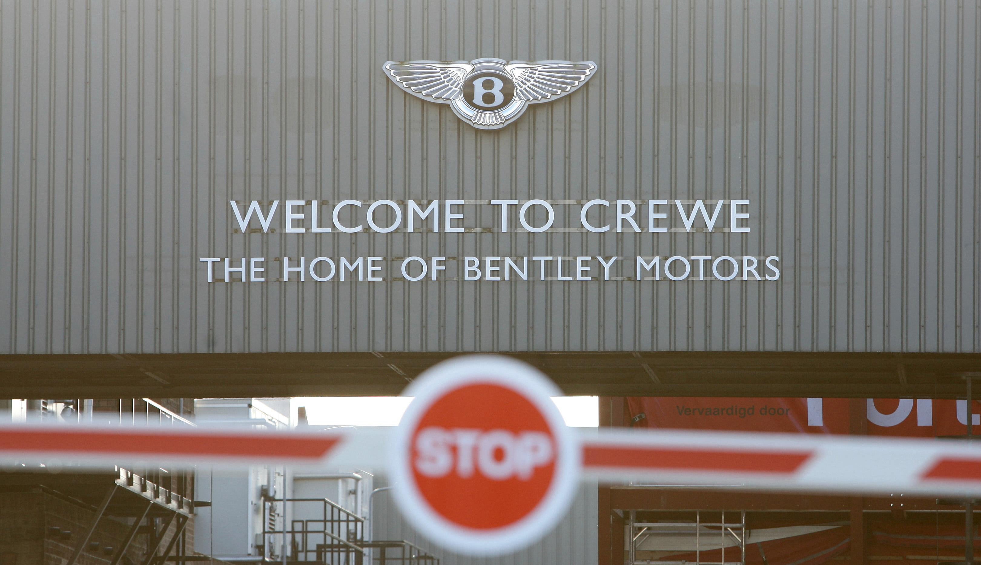 The Bentley Motors factory in Crewe, Cheshire (PA)