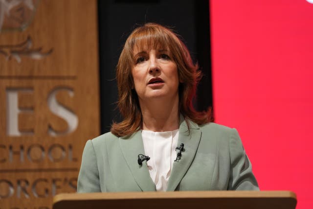 Chancellor Rachel Reeves delivers the Mais Lecture at the Bayes Business School in central London (Yui Mok/PA)