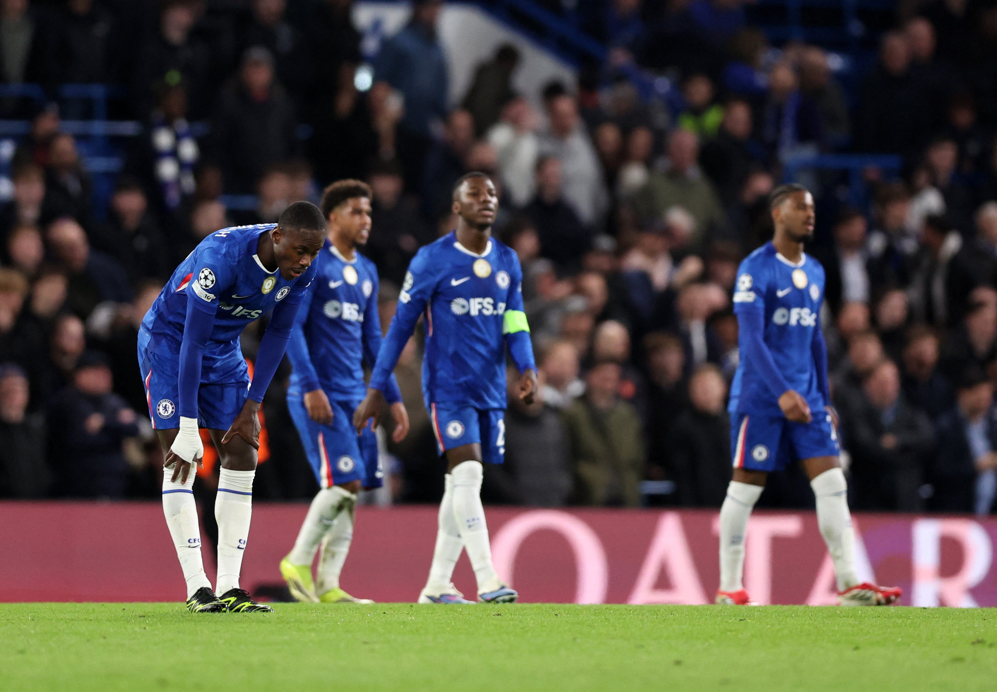 Chelsea players made more mistakes as they slumped to their third defeat in a week