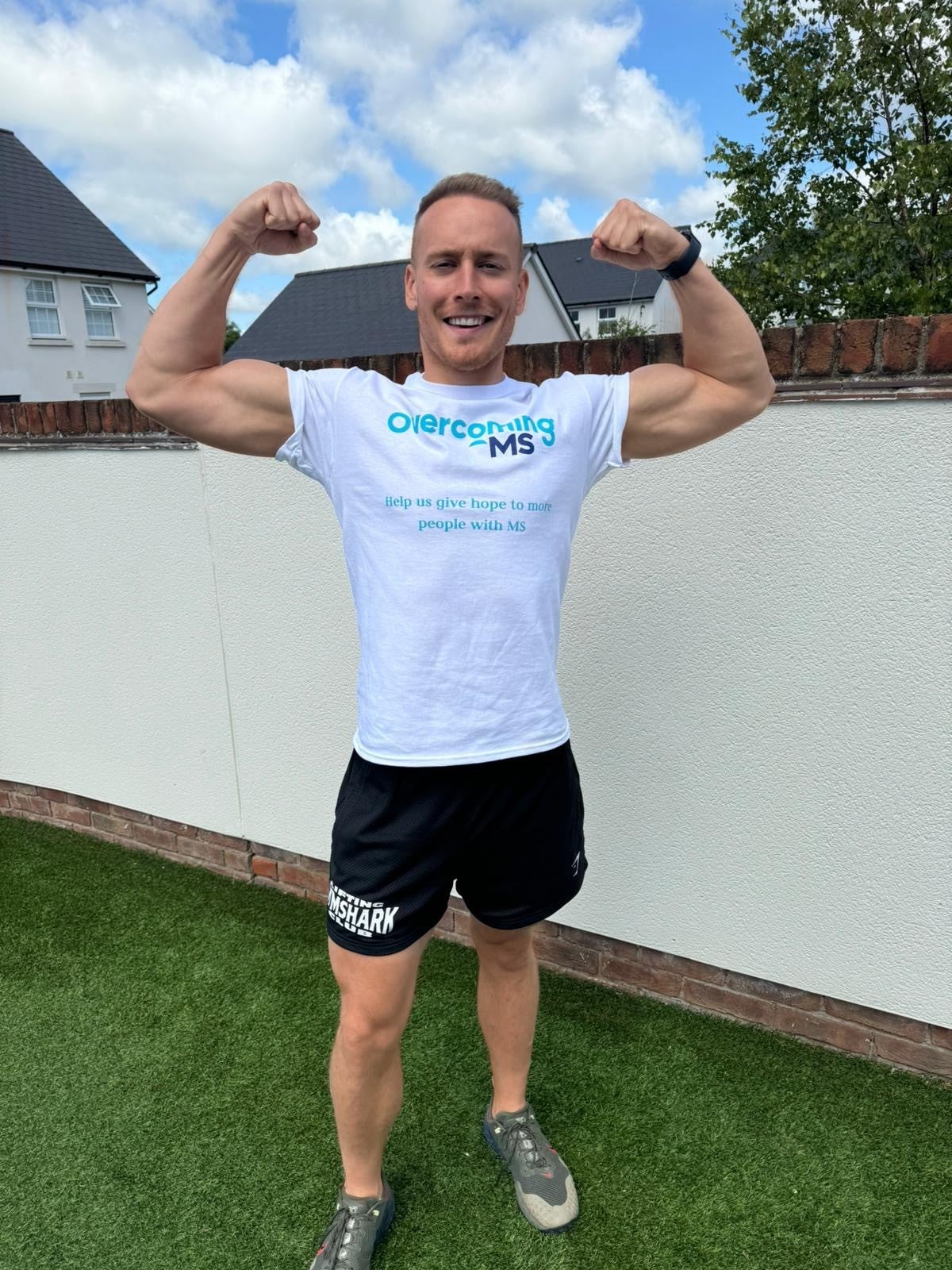 One thing that keeps George ‘sane’ is training at the gym