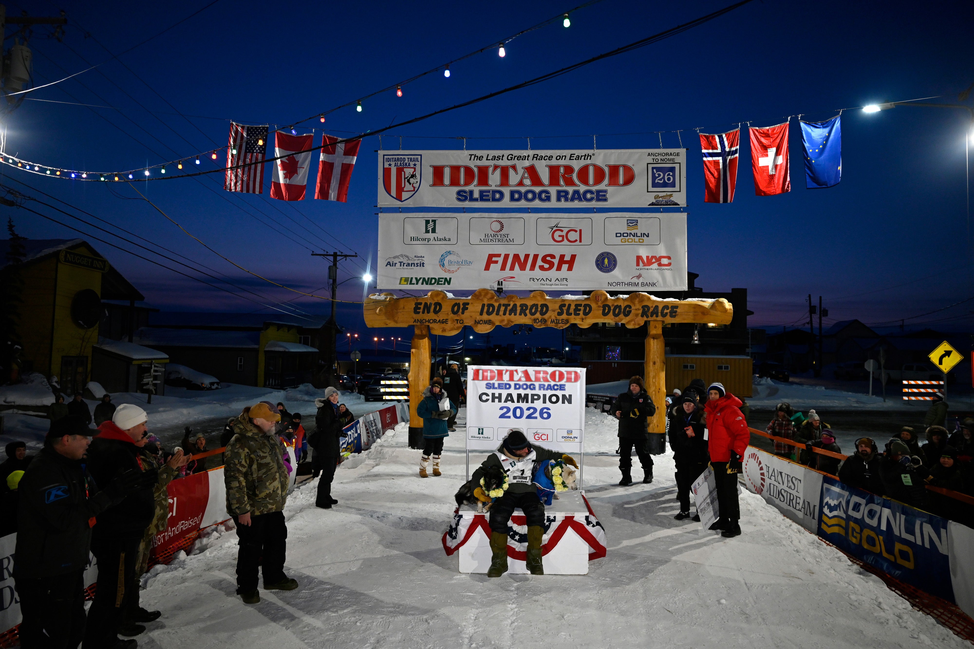 It was a repeat victory for Holmes in Alaska