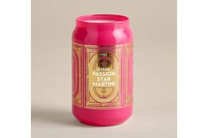 M&S pink passion star martini tinny scented candle