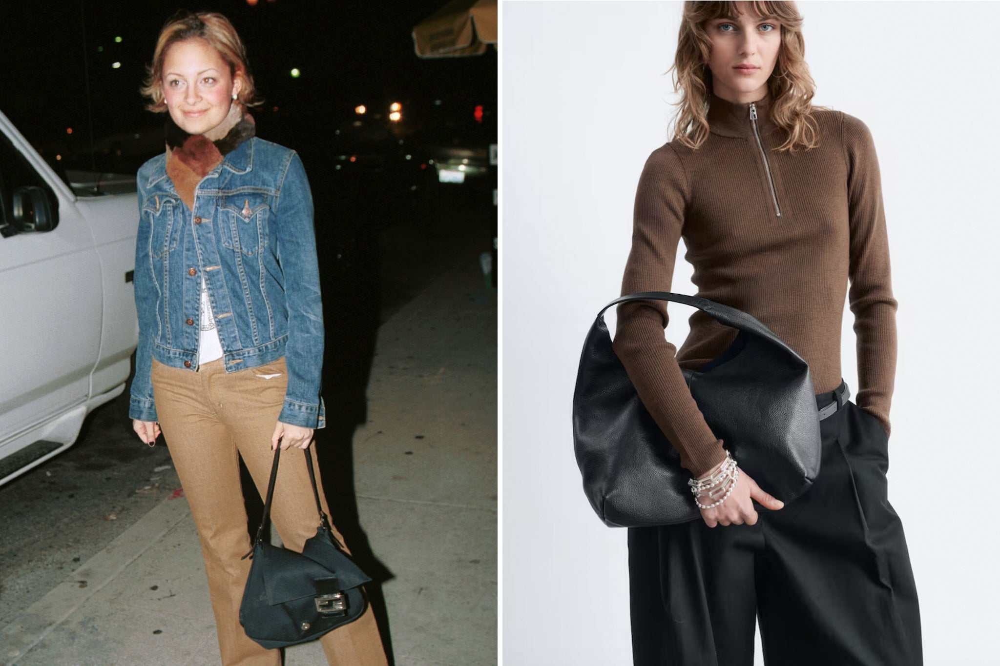 Ritchie kid: Nicole modelled a look that still endures