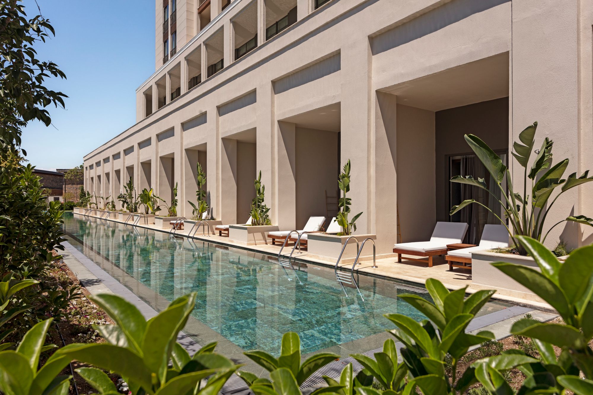 Rooms at Cullinan Belek offer scenic views and swim-up pools