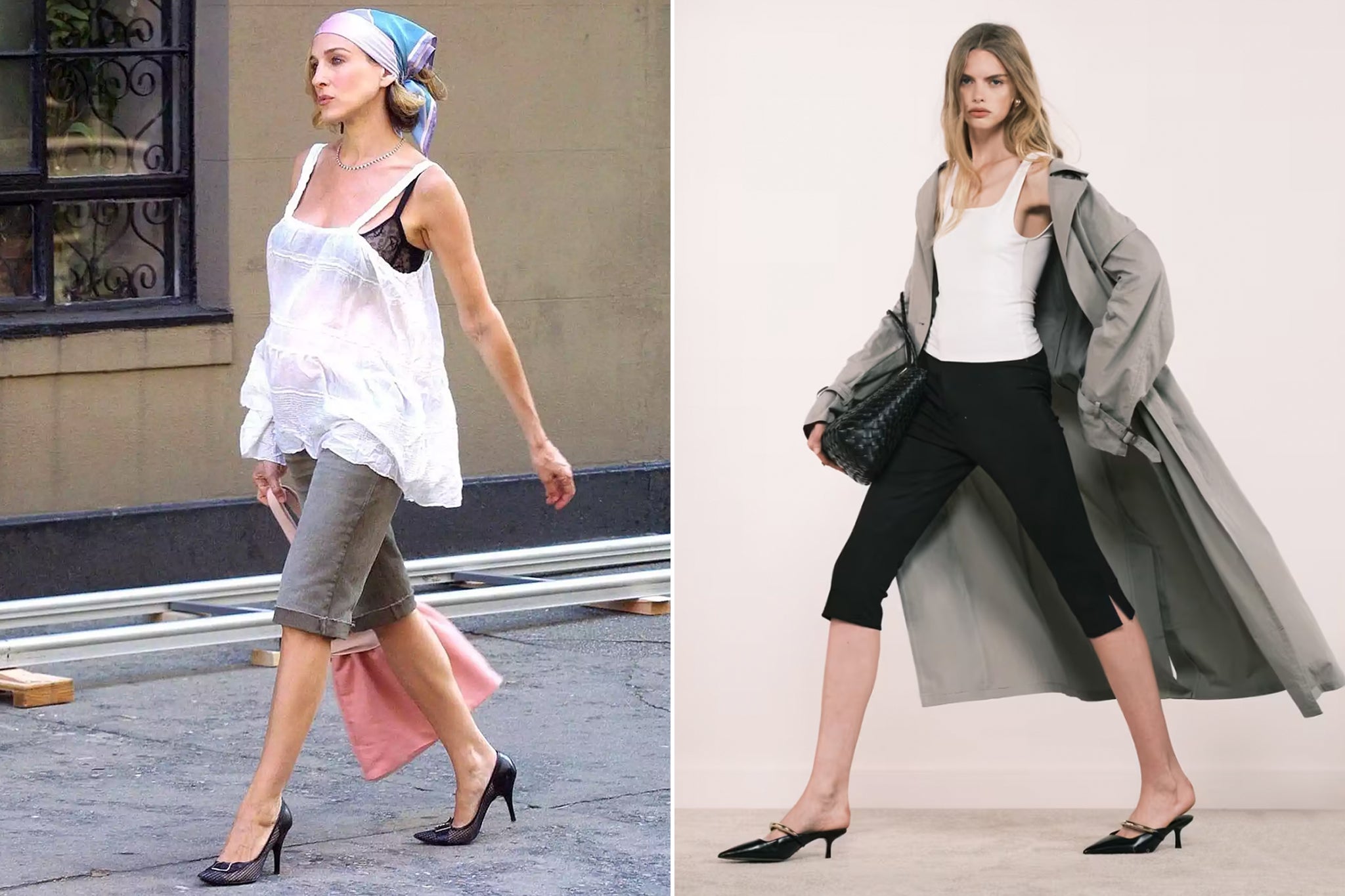 Pants suit: Carrie in ‘Sex and the City’ popularised the Capri look