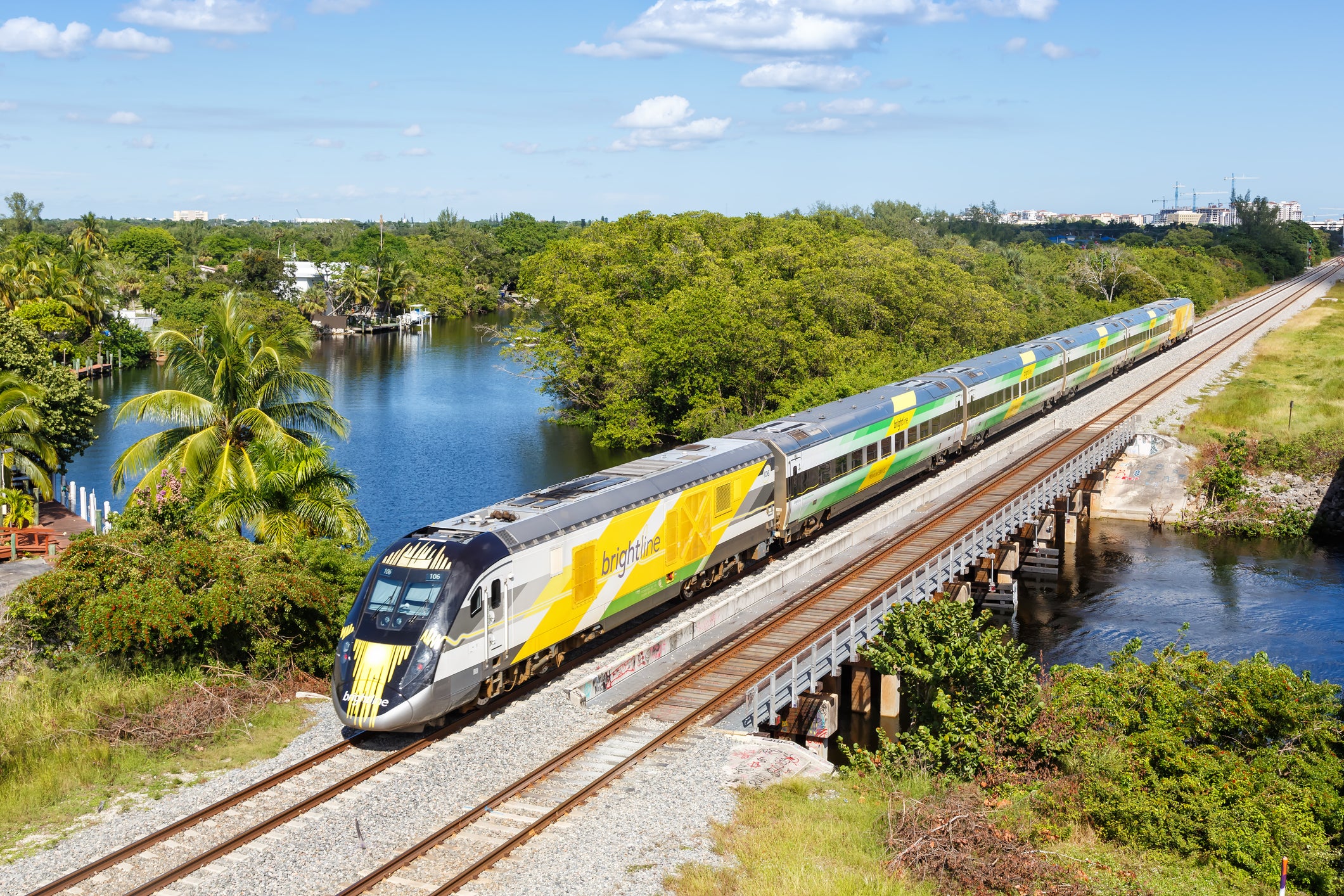 The Brightline train can whisk you from Fort Lauderdale to Miami in just 30 minutes