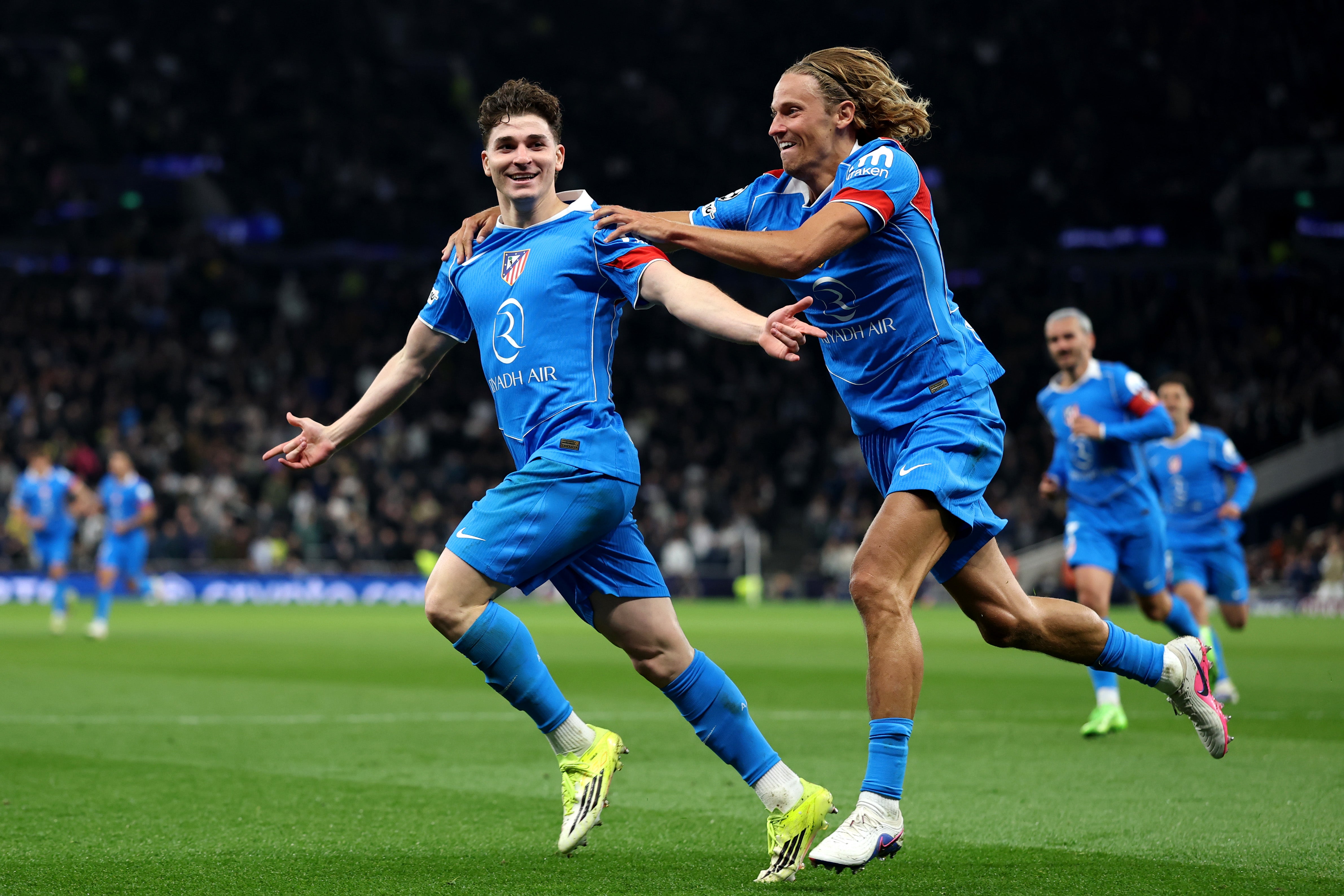 Tottenham surrendered their lead twice against Atletico