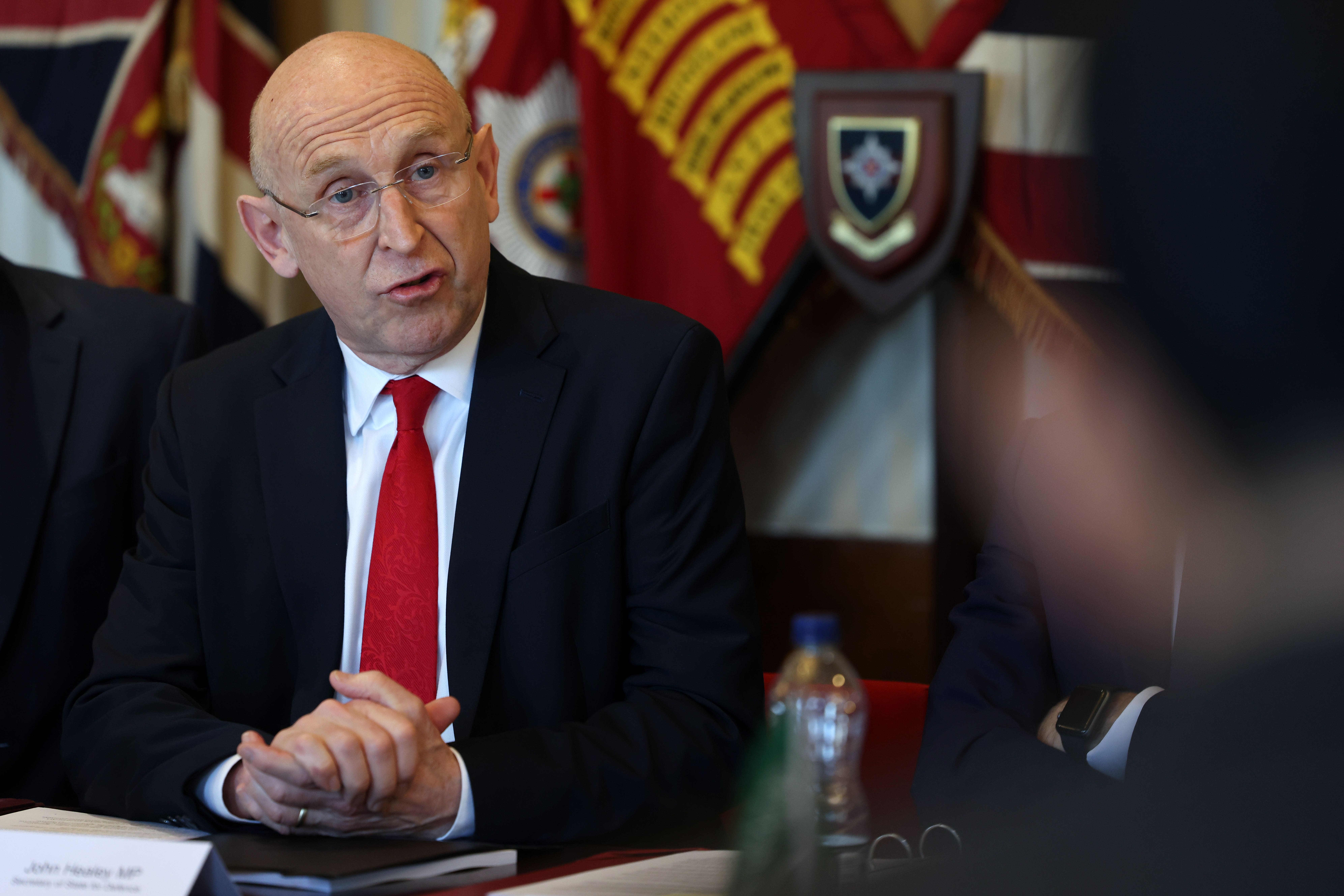 Defence Secretary John Healey said the UK would offer more defensive support to Gulf nations in the wake of Iranian strikes on their energy facilities (Toby Shepheard/PA)