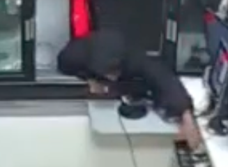 A man told workers in a Chick-fil-A in Atlanta to serve him or 'die about some chicken' before robbing the store