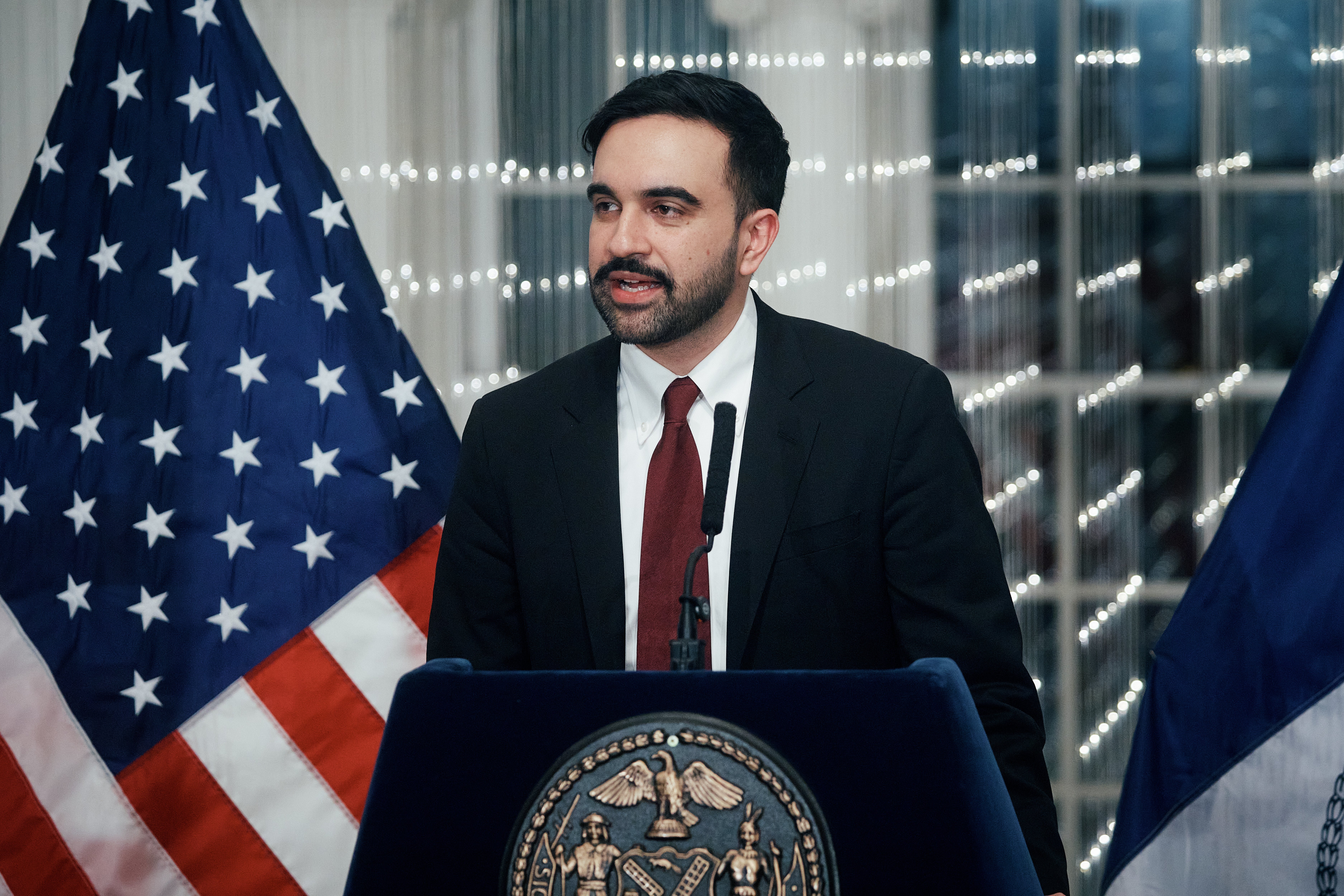 Zohran Mamdani confirmed the man with the knife died