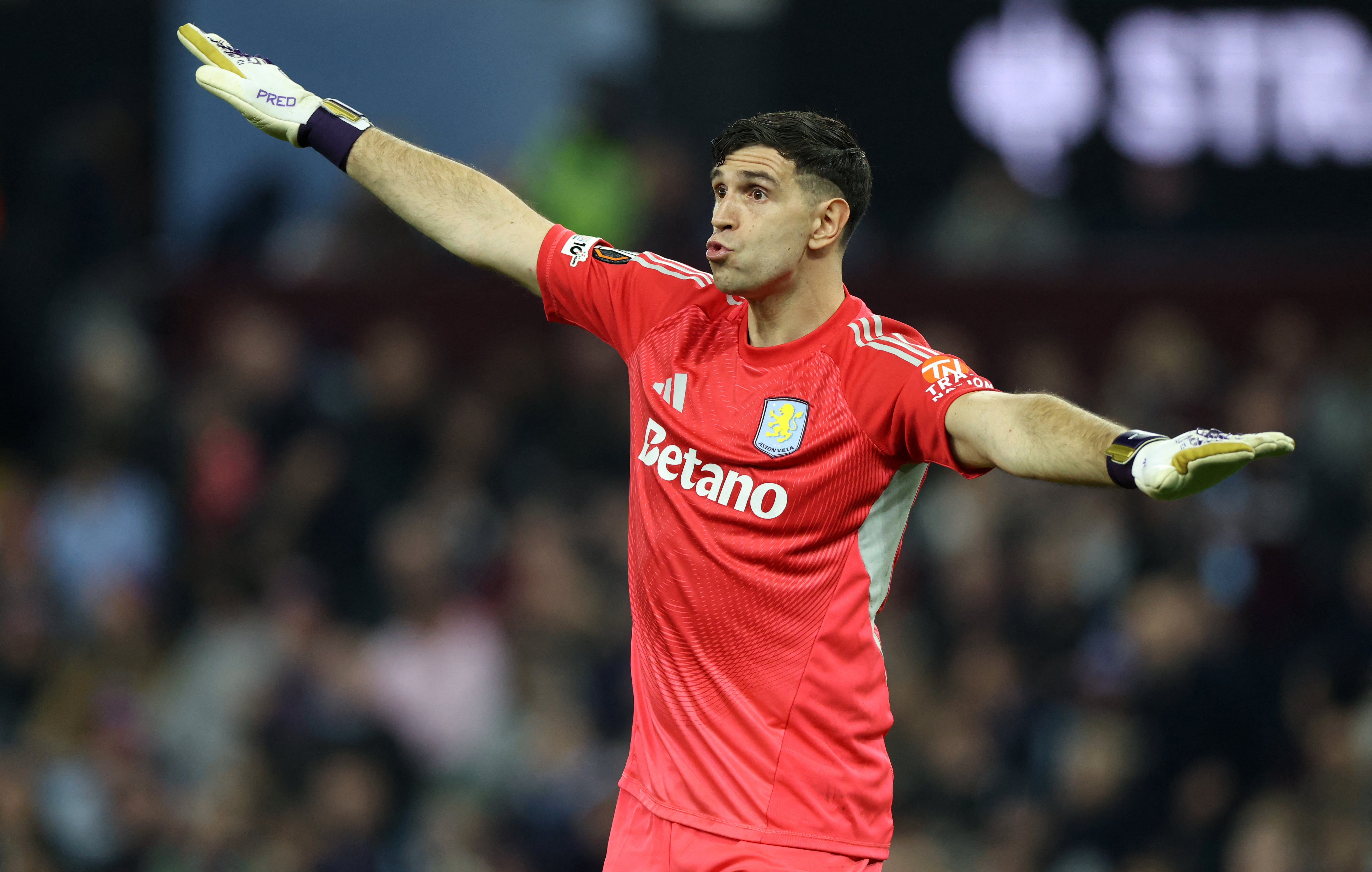 Martinez taunted the visiting fans and set up Villa's opener