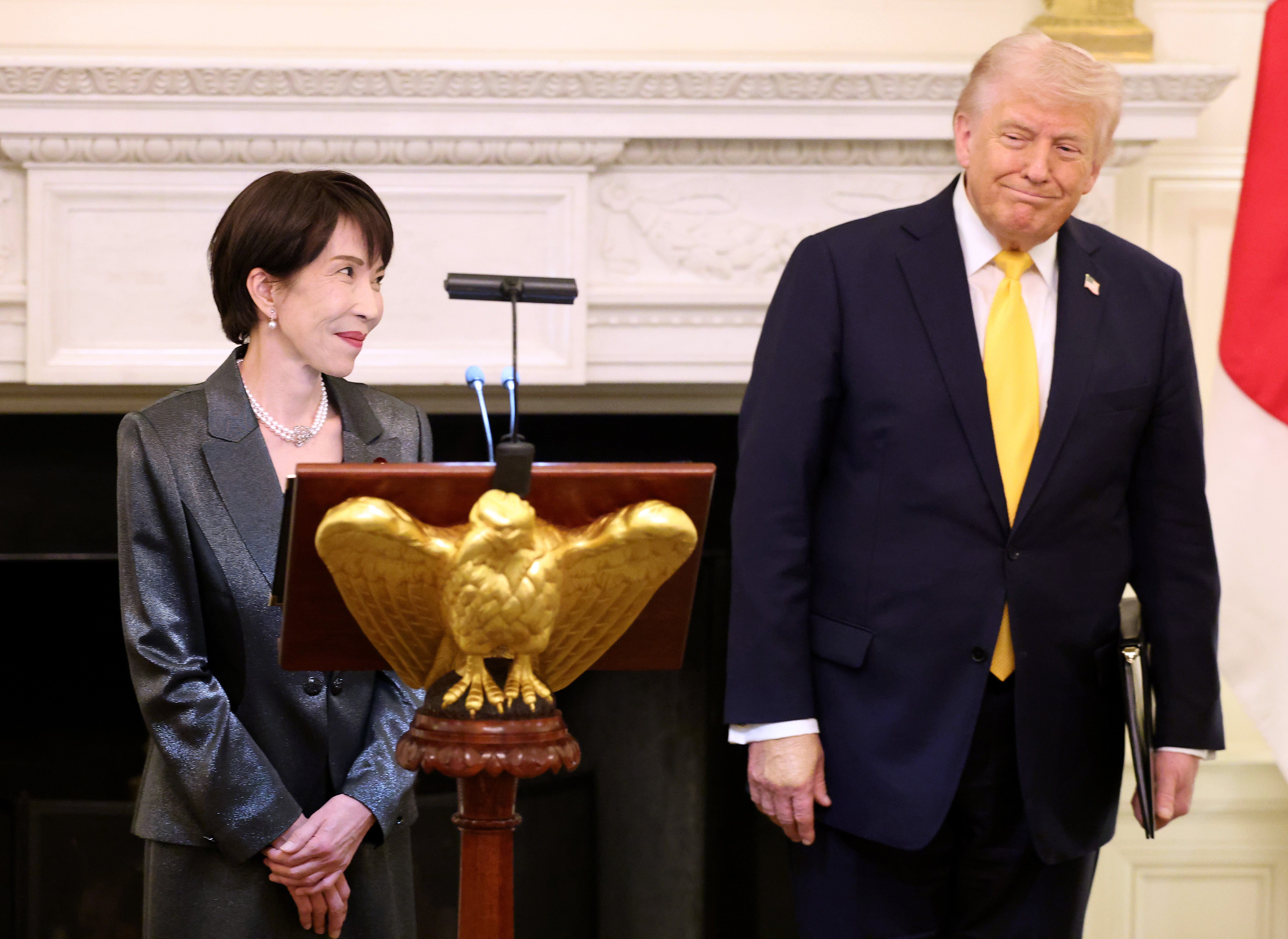 Japanese Prime Minister Sanae Takaichi said that she and Donald Trump were ‘best buddies,’ hours after the president made a poor taste joke about Pearl Harbor