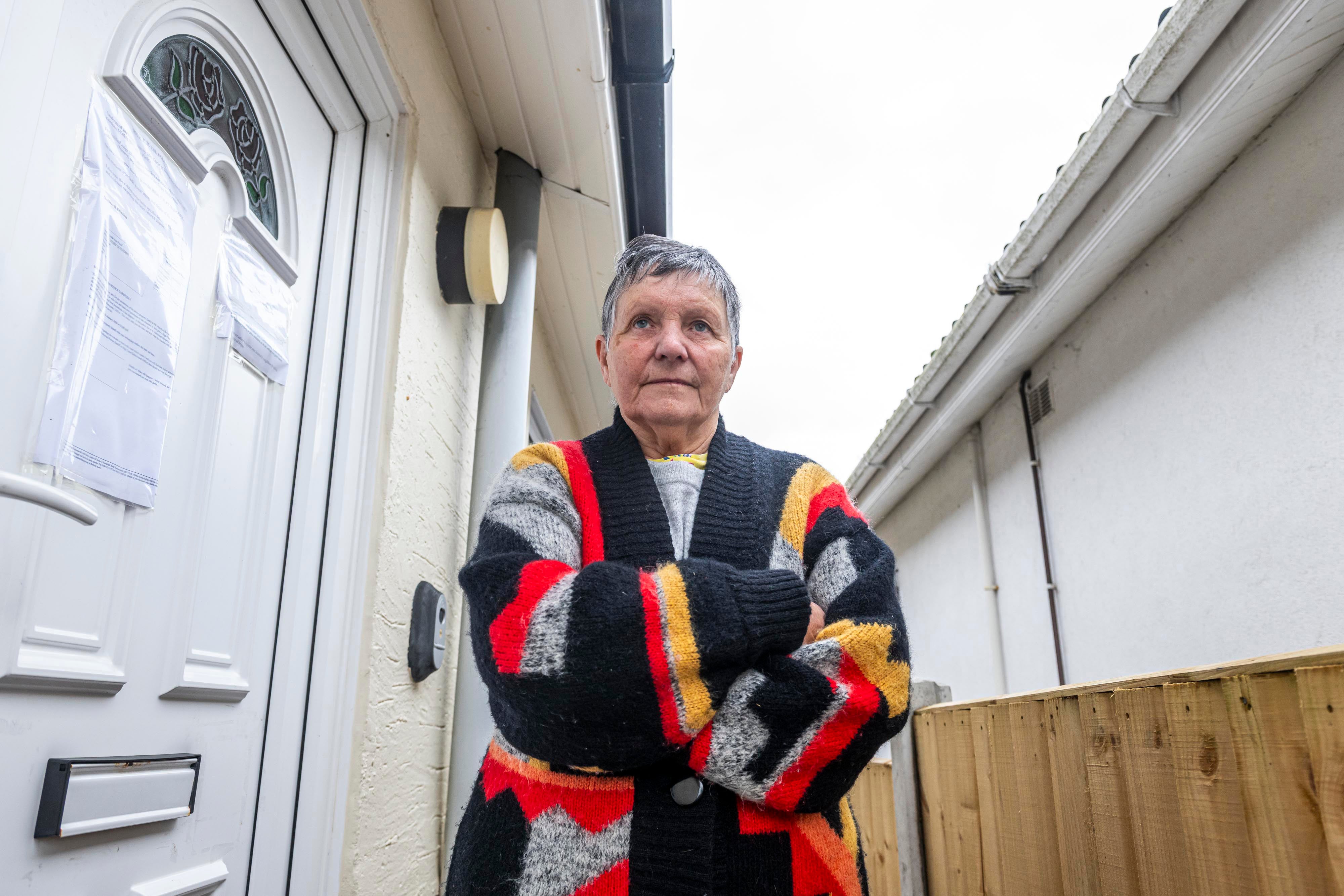 Pensioner Jenny Clark, made homeless over fence dispute with neighbour Pauline Clark, still has to pay council tax