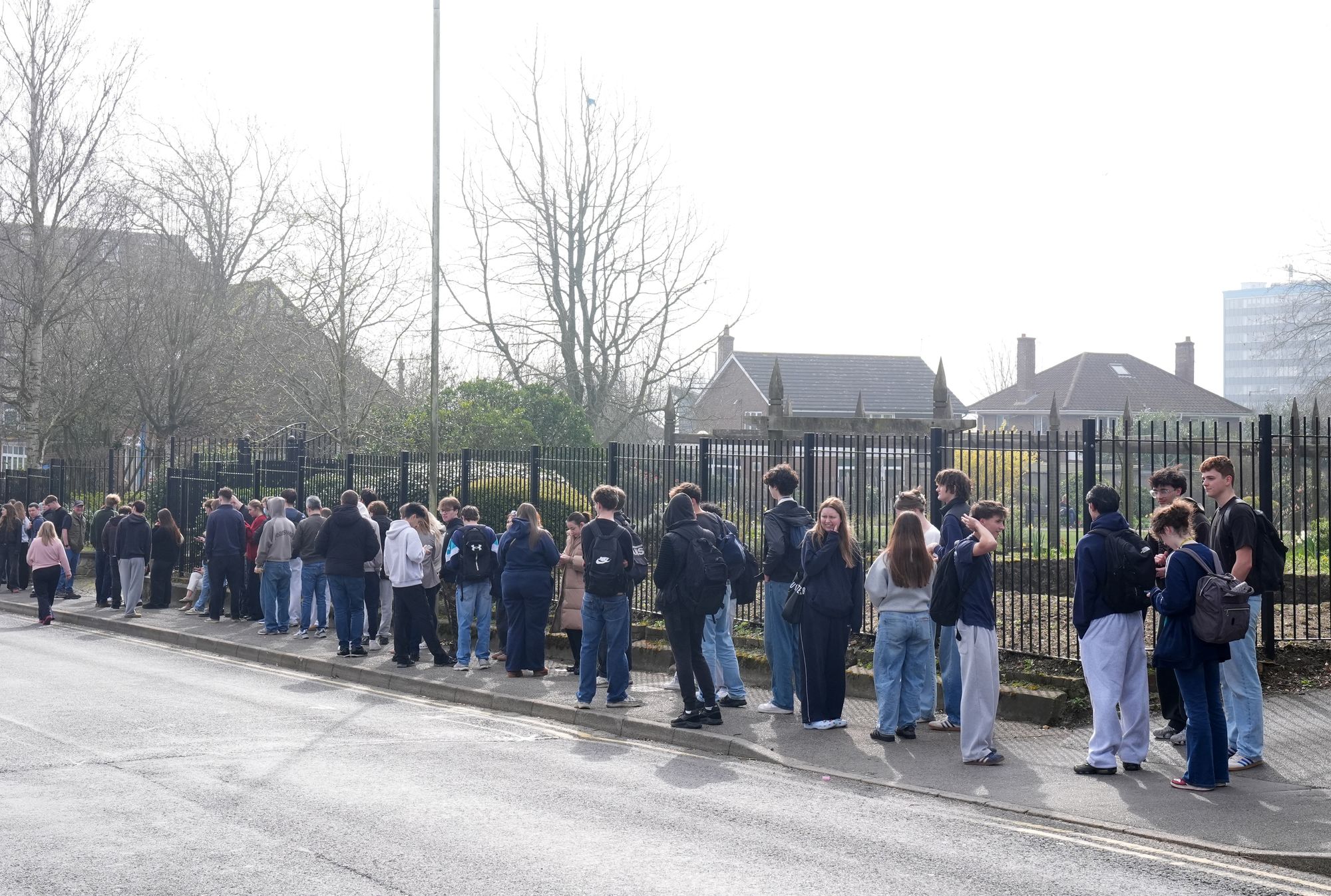 The Vicarage Lane clinic is one of several temporary ones set up to deal with the crisis (PA)