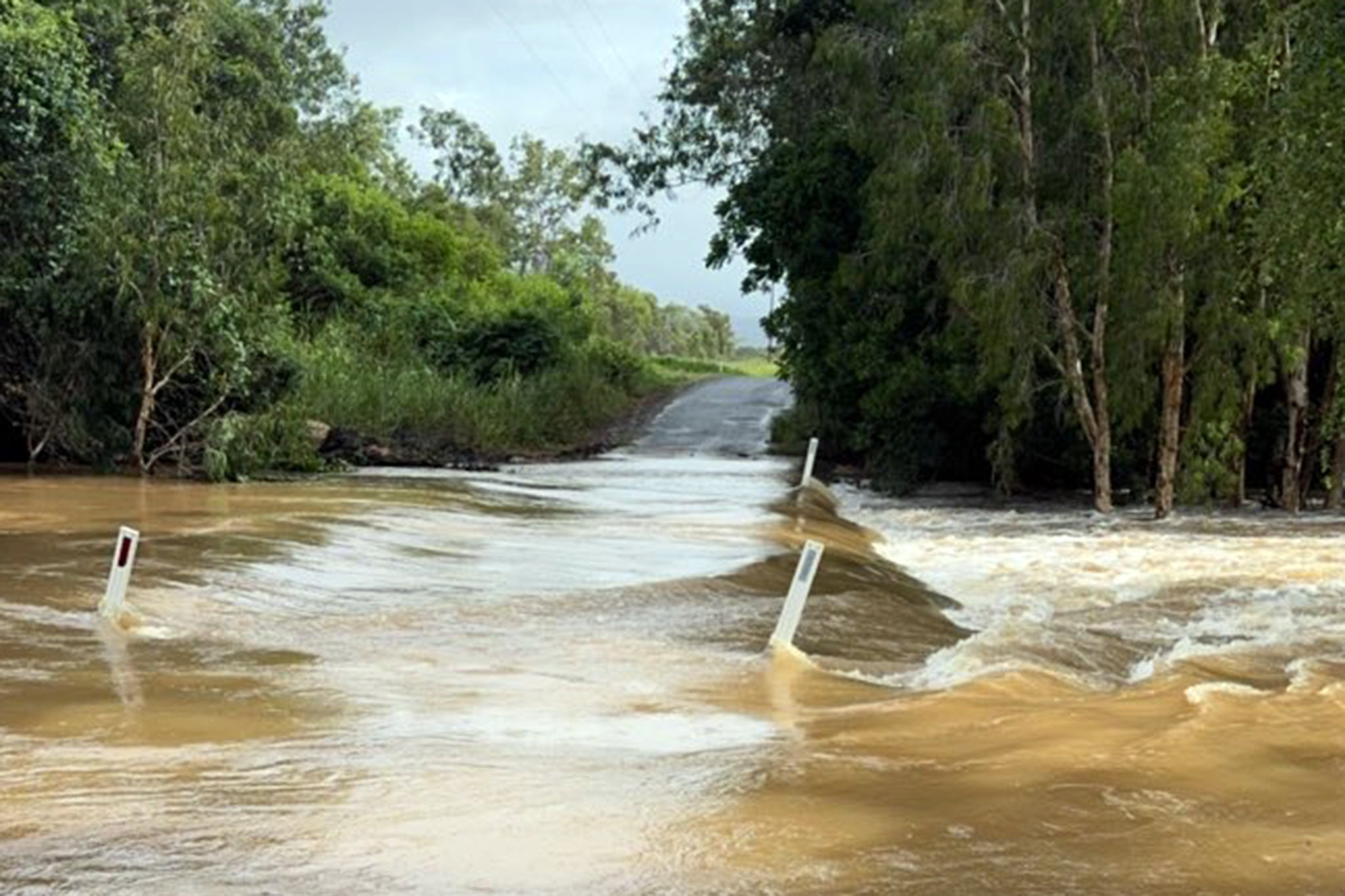 Authorities warned against unnecessary travel during the storm