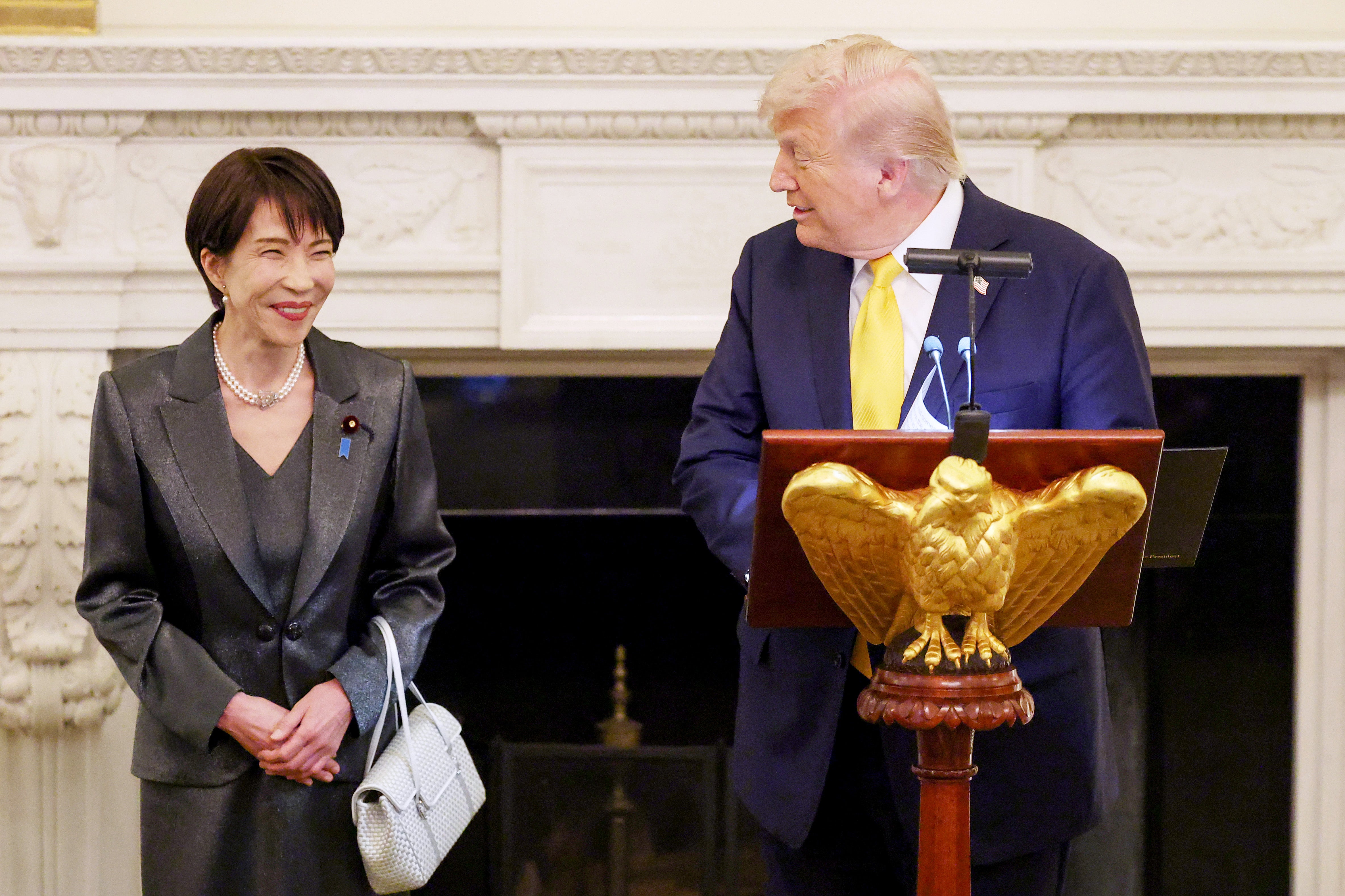 Japanese Prime Minister Sanae Takaichi says that Barron Trump is a ‘good-looking gentleman’