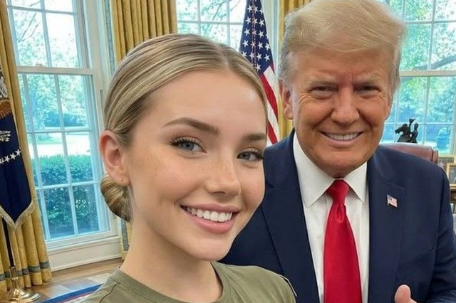<p>Los seguidores de MAGA se han vuelto locos por una soldado del Ejército de los EE. UU. generada por IA, Jessica Foster, cuya cuenta ya ha sido eliminada de Instagram. La cuenta estaba repleta de fotos falsas de Foster junto al presidente Donald Trump</p>
