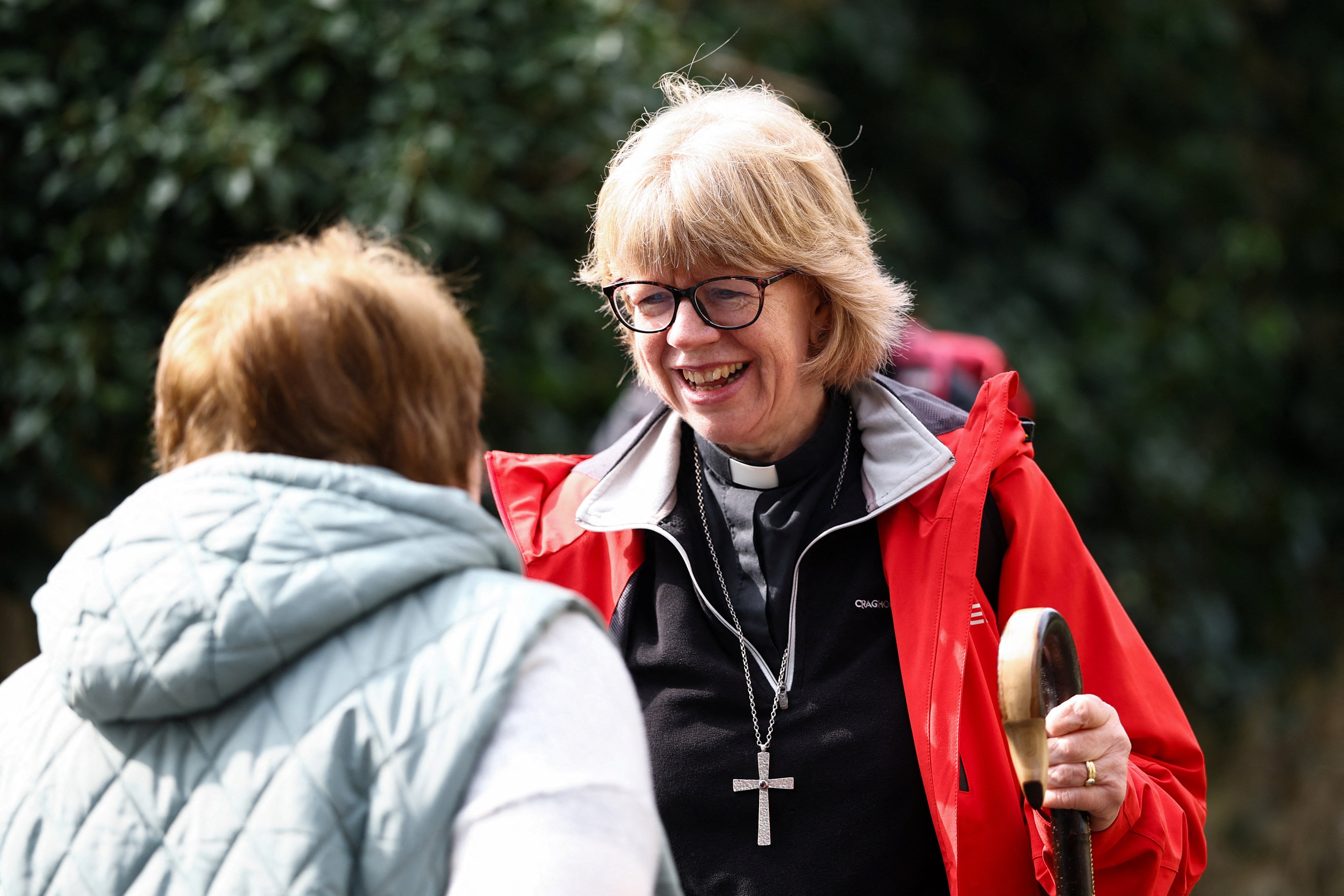 Sarah Mullally takes part in an 87-mile pilgrimage from St Paul's Cathedral to Canterbury Cathedral ahead of her installation ceremony as Archbishop of Canterbury